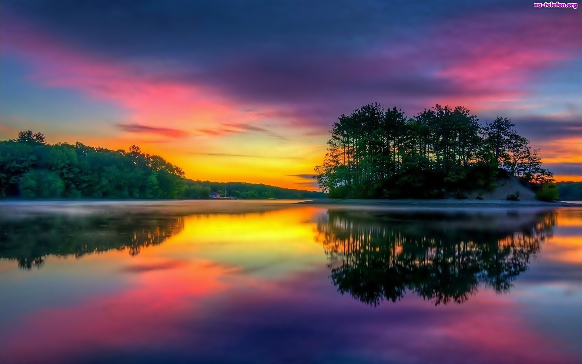 Sunset Reflection - Image Abyss