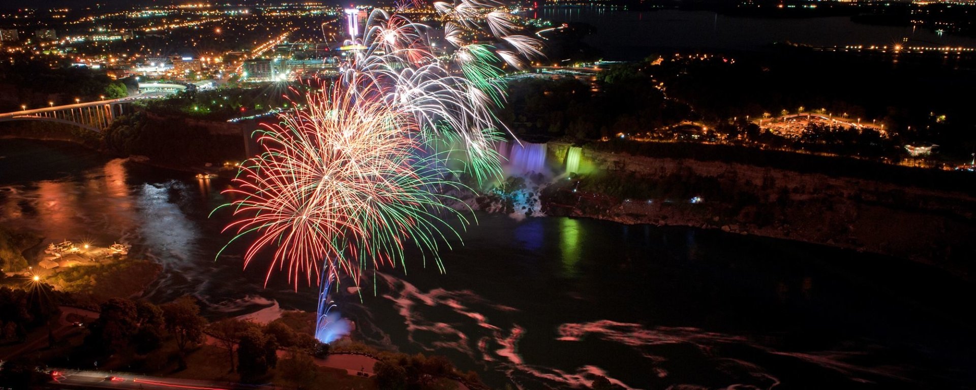 fireworks over Niagara Falls Image - ID: 292622 - Image Abyss