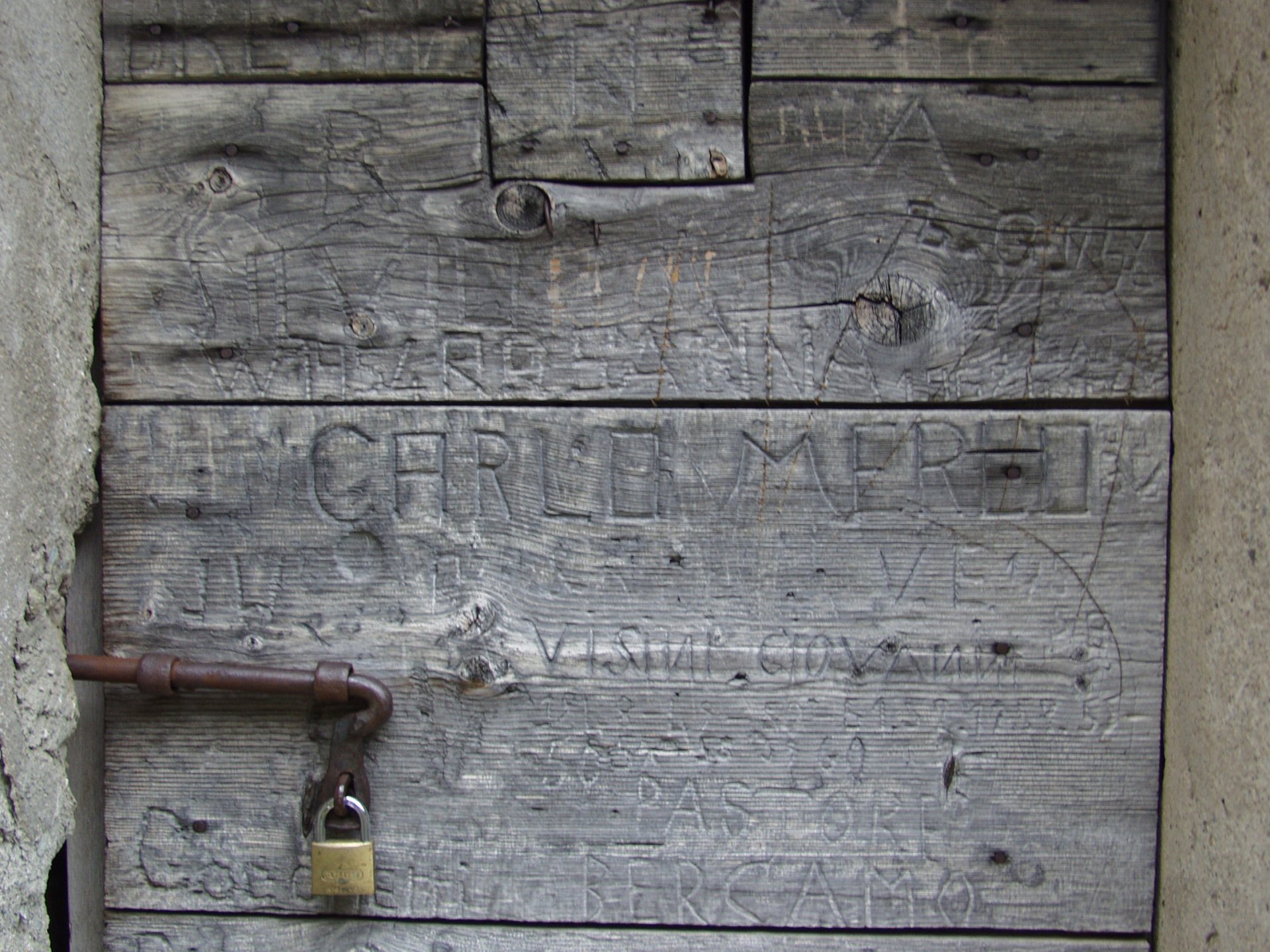  wooden door