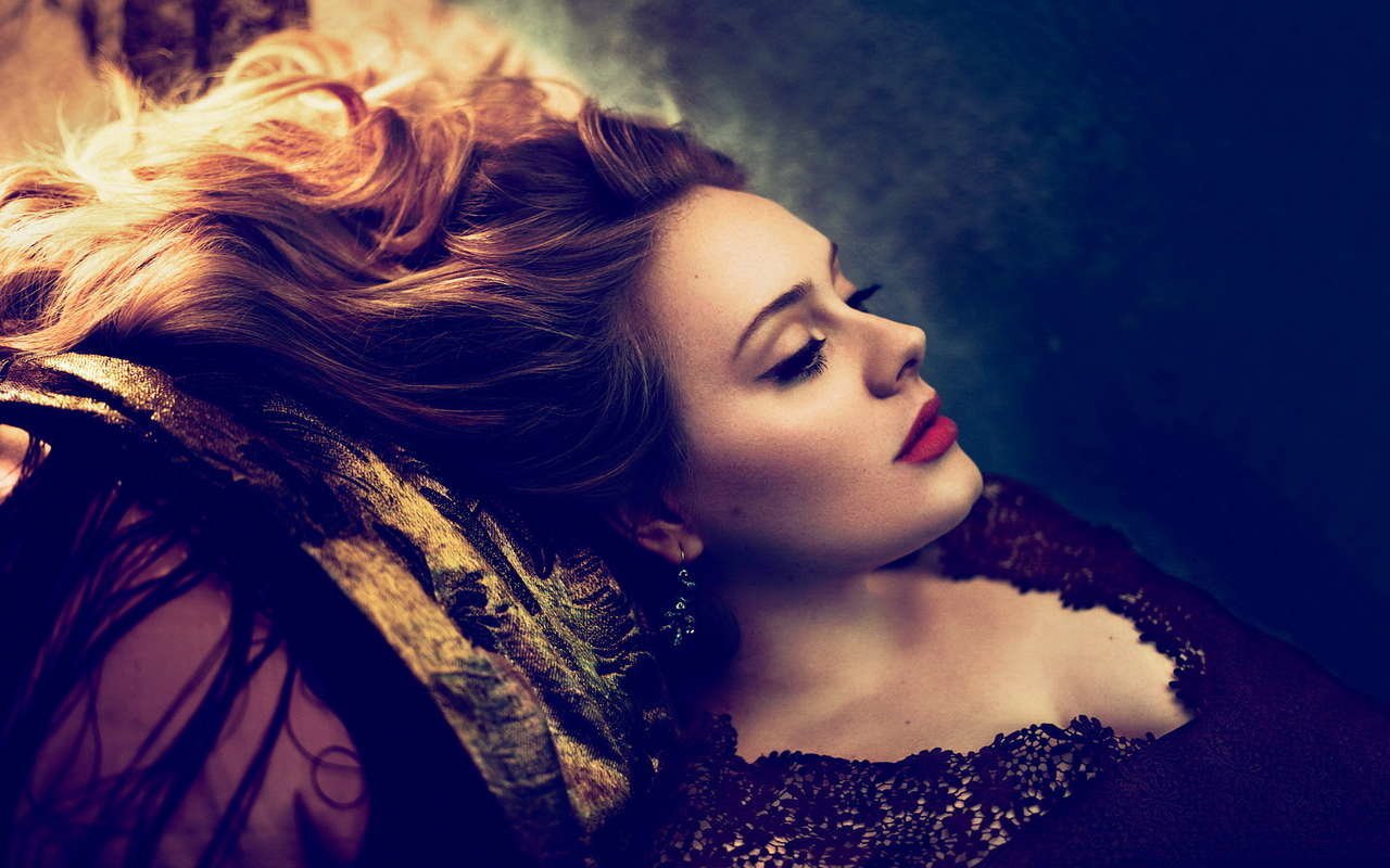 makeup profile music Adele Image