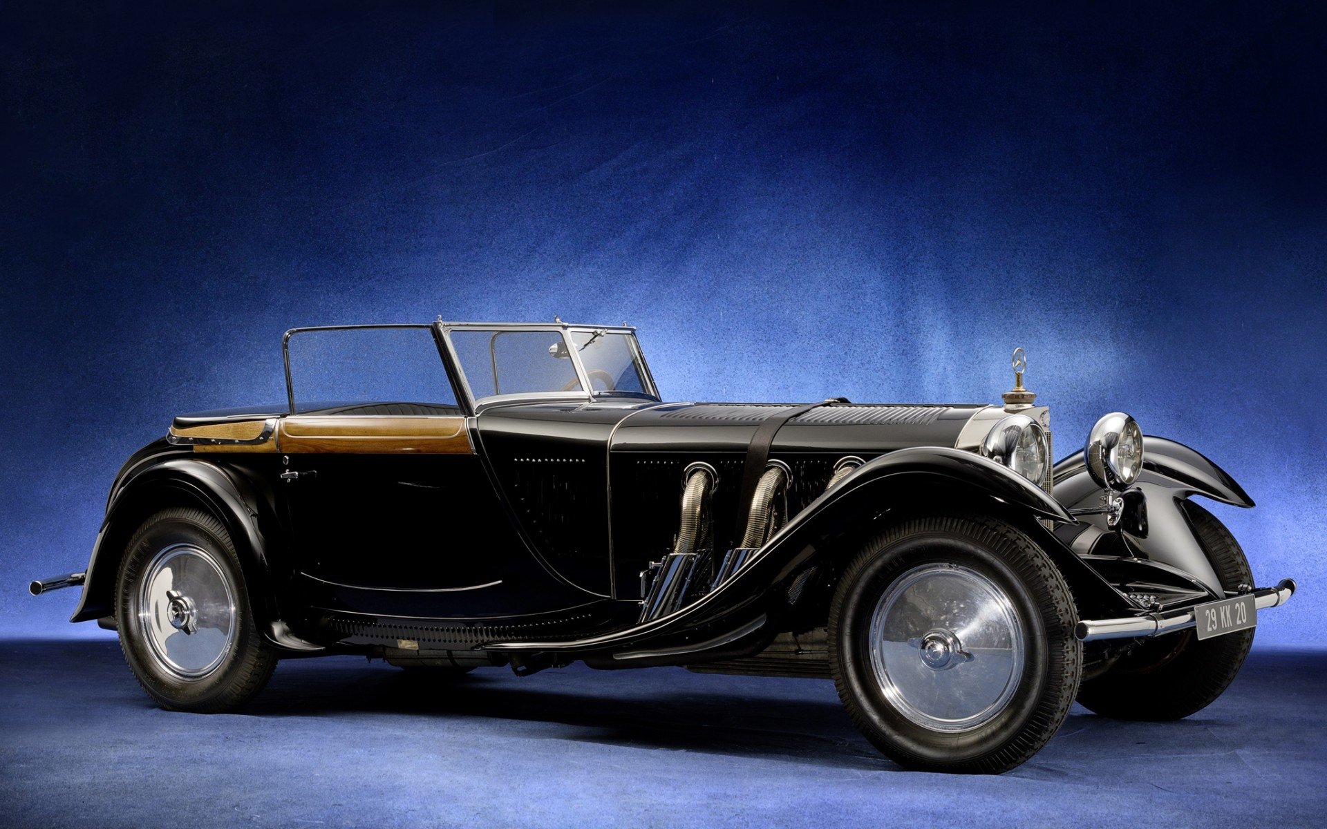 Download Black Car Vintage Car Vehicle Mercedes-Benz Image