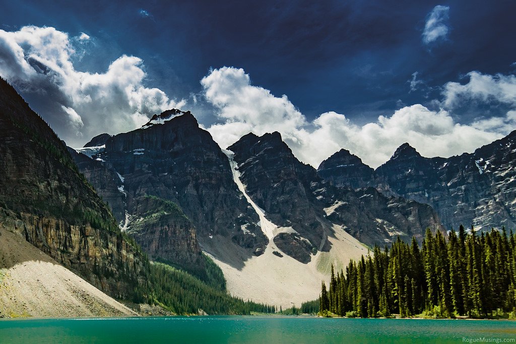 nature banff national park mountain lake forest Image
