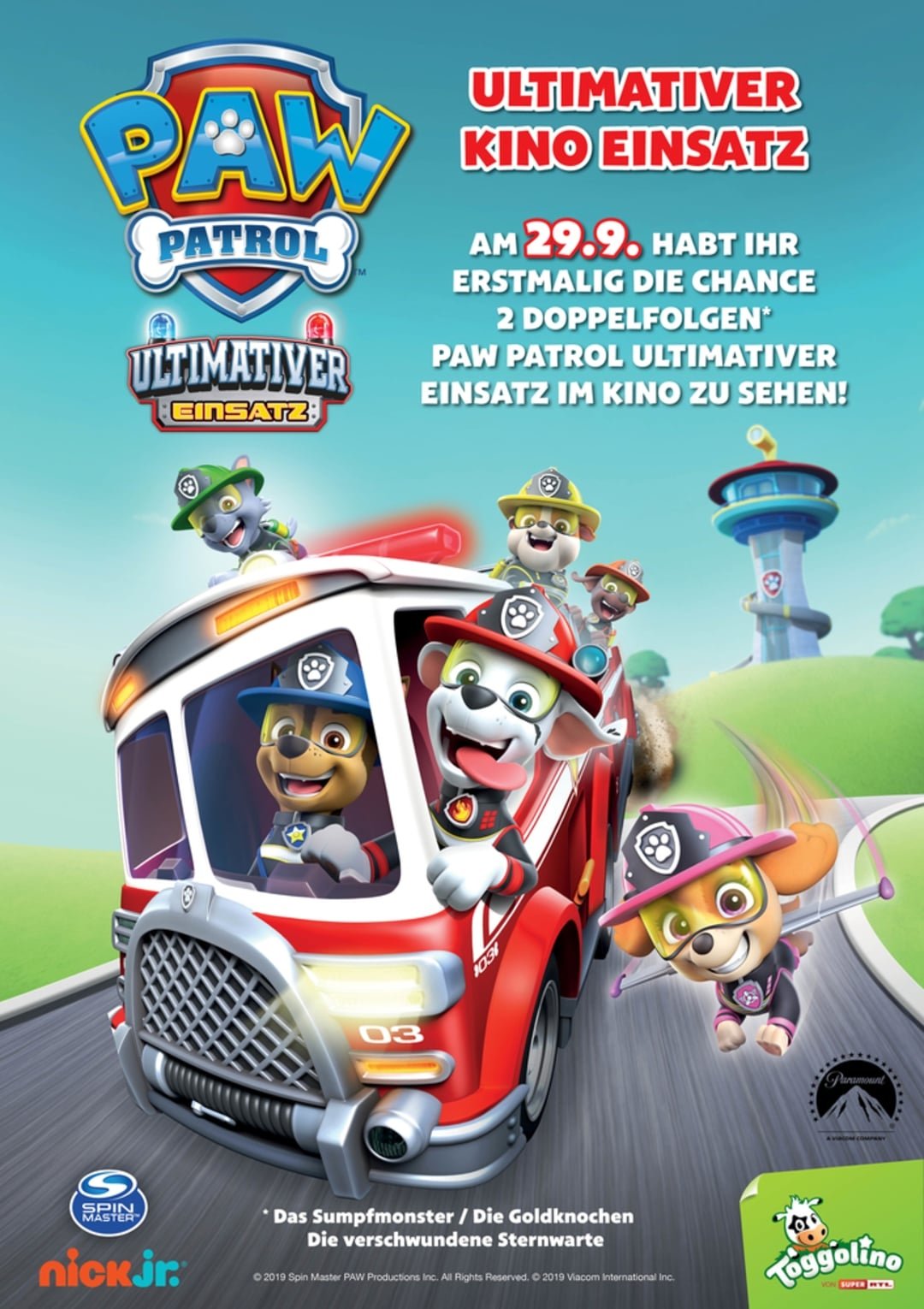Paw Patrol - Ultimativer Kino Einsatz Movie Poster - ID: 296568