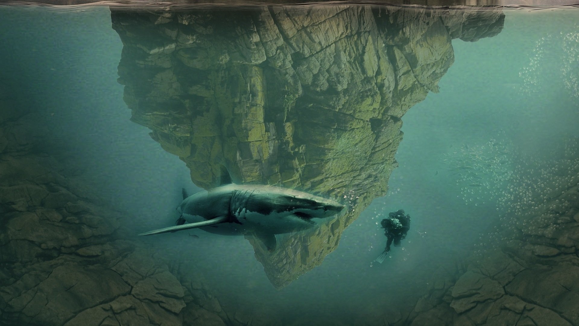 Underwater Island Image - ID: 296931 - Image Abyss