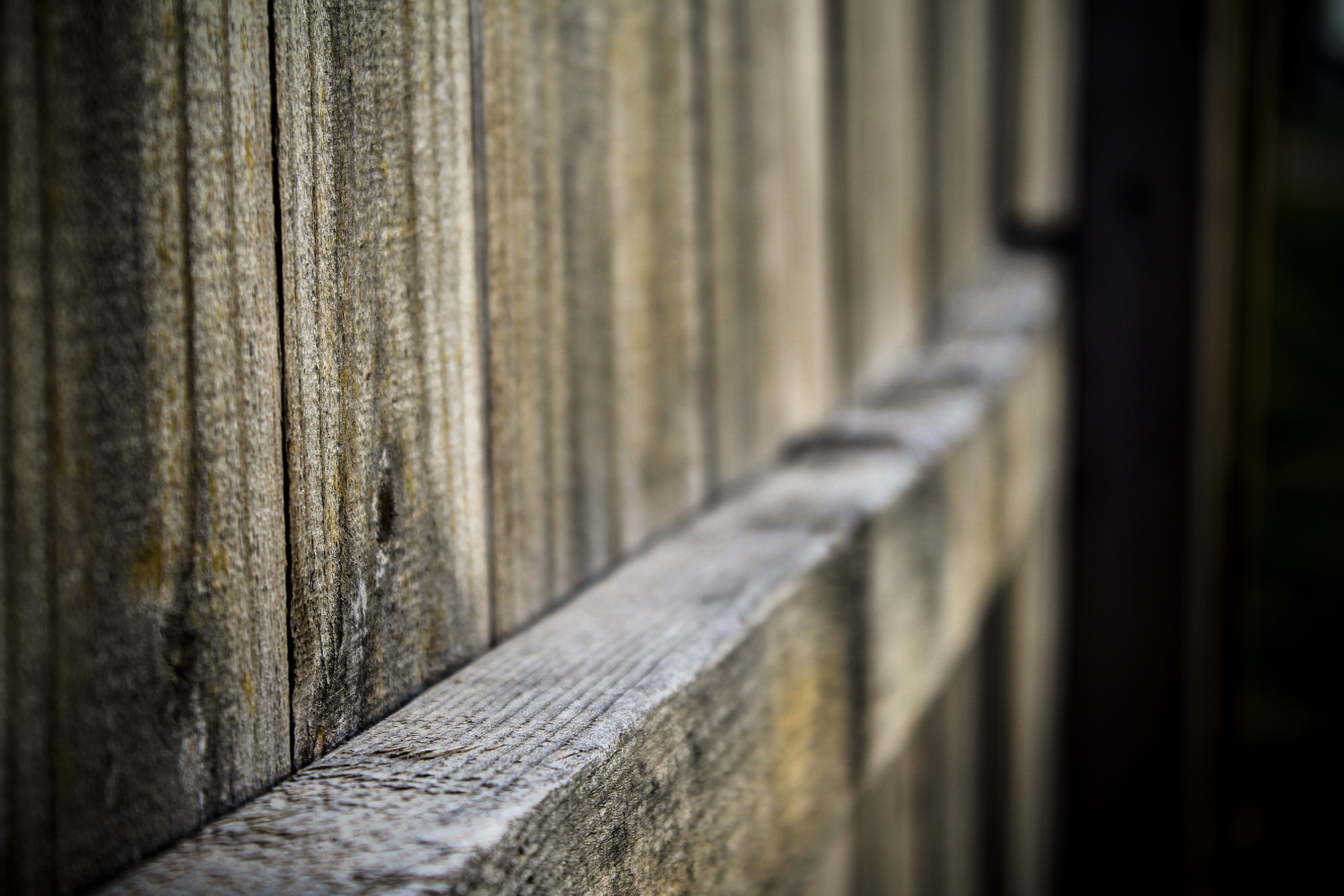 Wooden fence by itsdavedyck