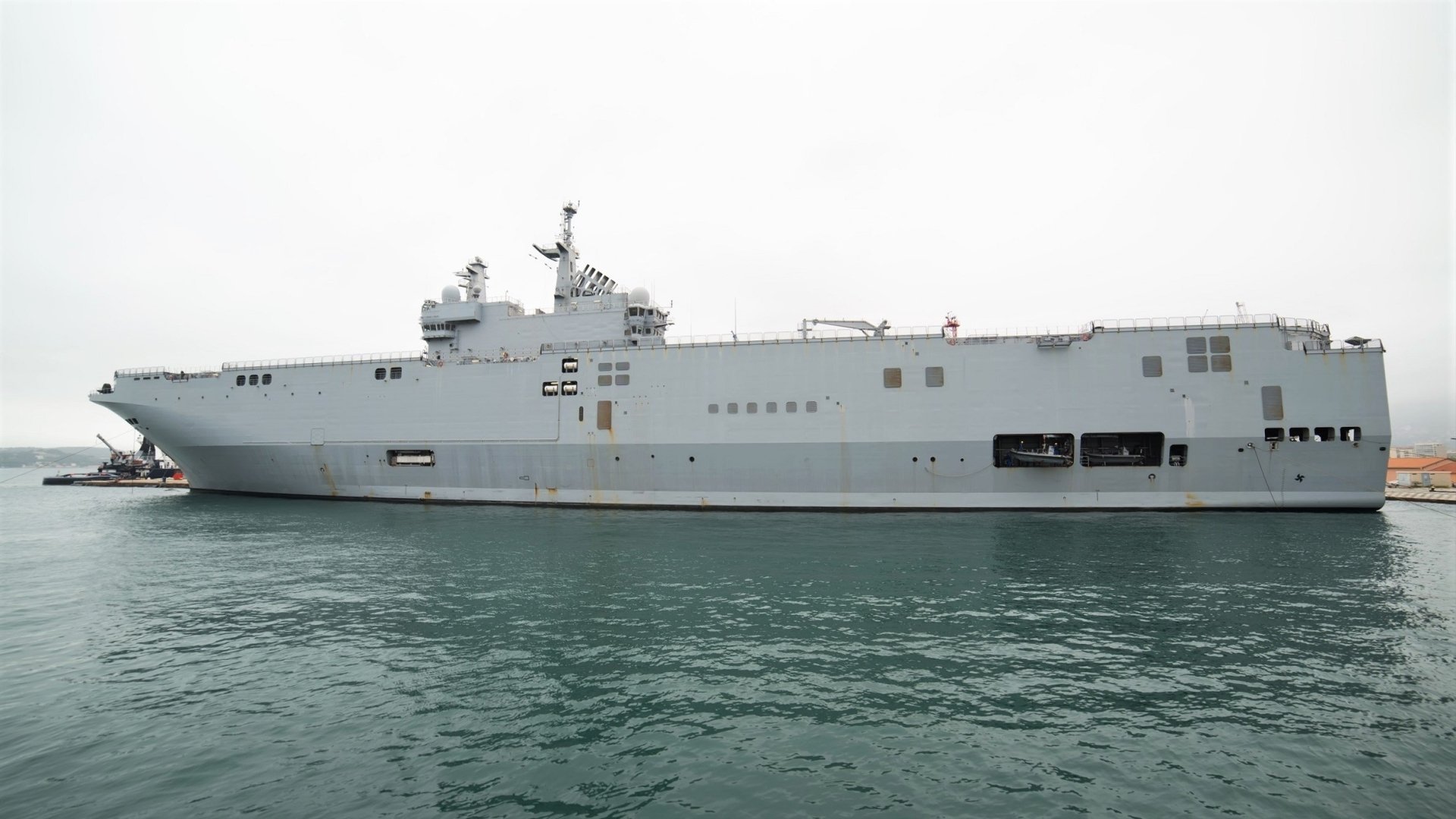  Military Ship in Dock