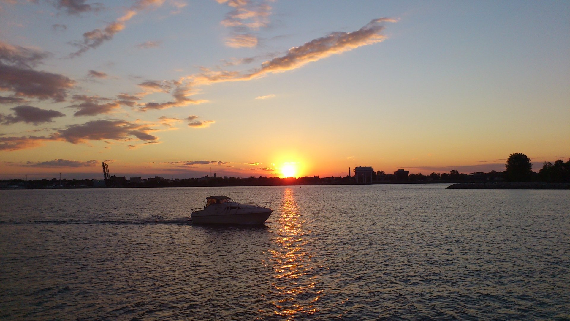  St. Clair River Sunset