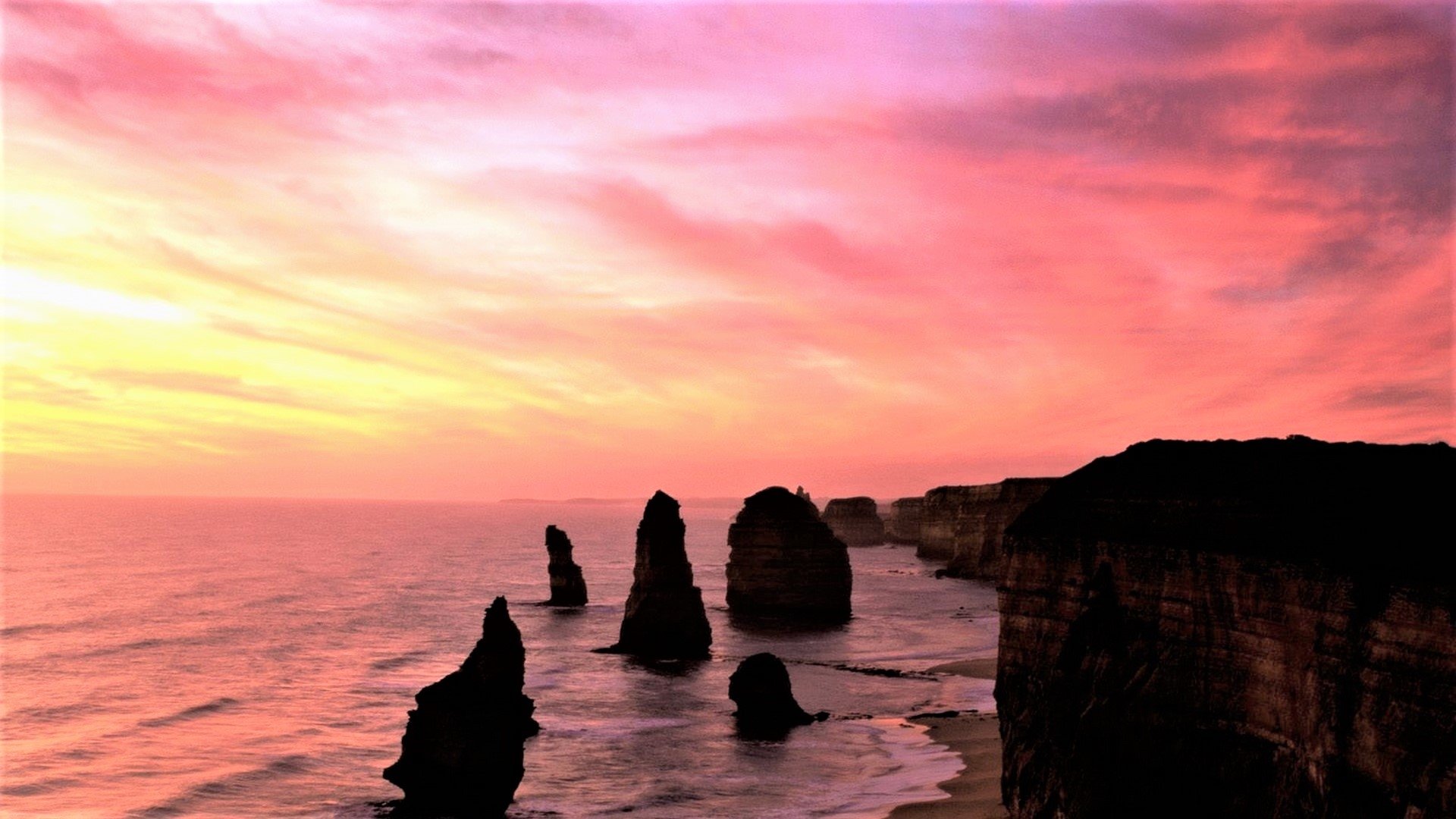 Download Ocean Australia Horizon Sunset Sea Nature The Twelve Apostles Image