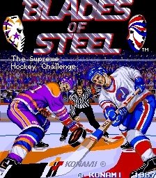 video game Blades of Steel Image