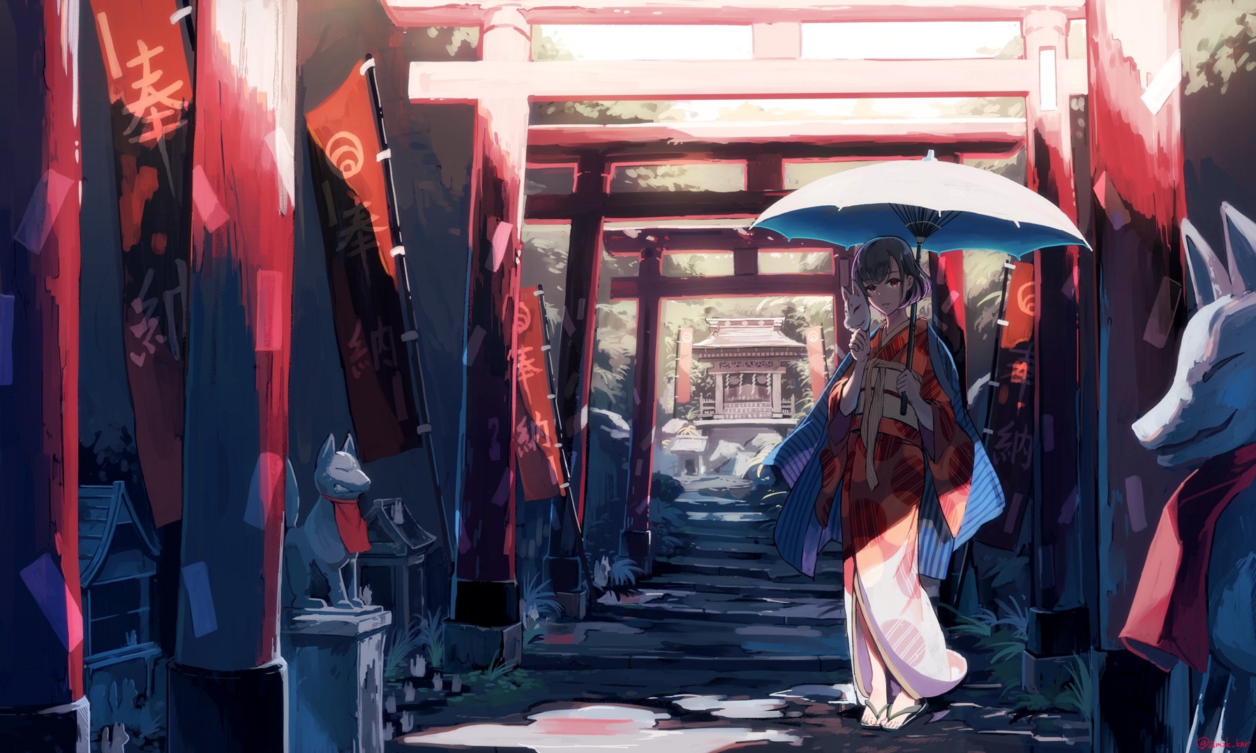Anime Shrine Picture
