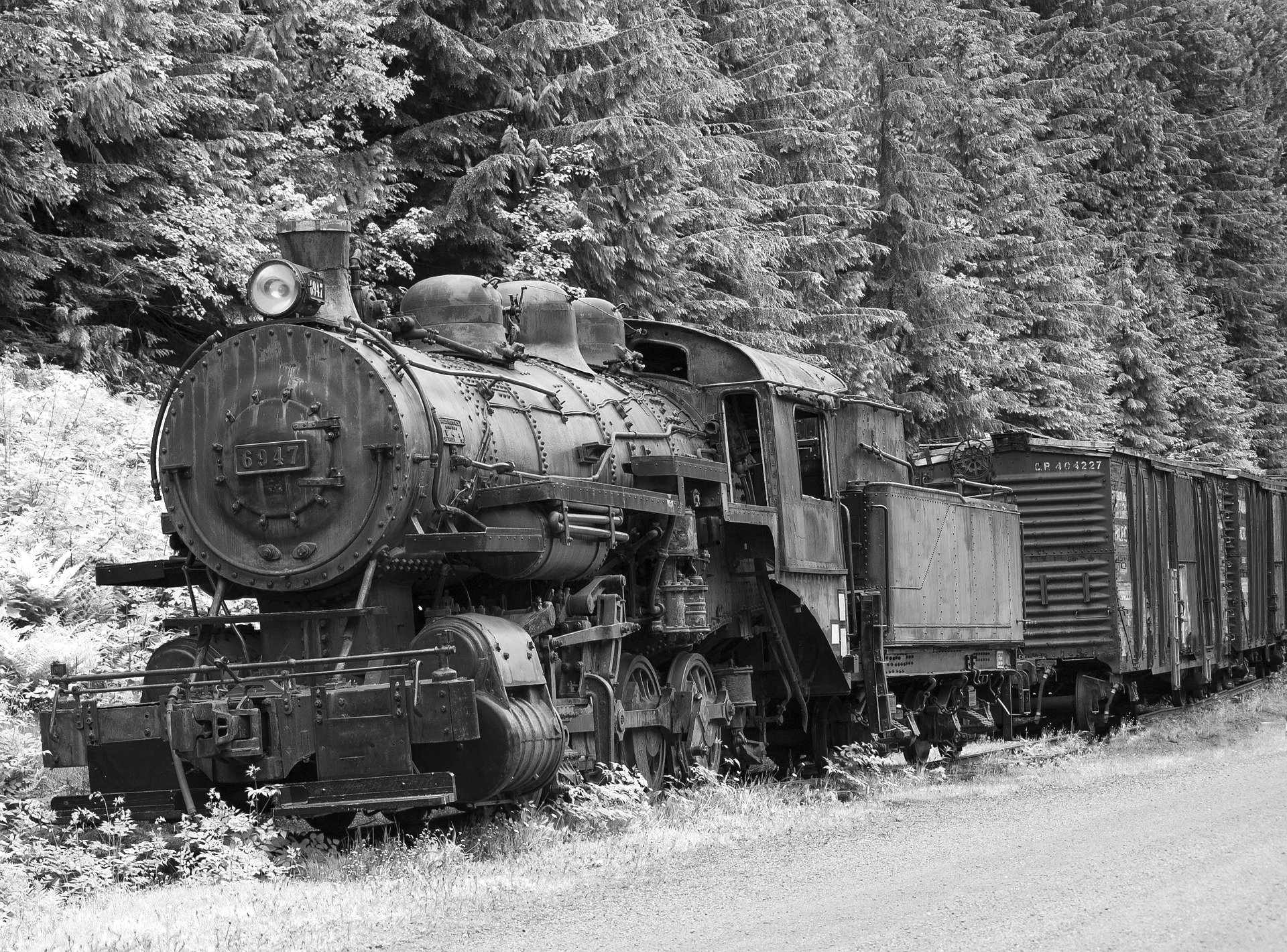  Canadian Pacific Rail's Steam Locomotive #6947 by M. Maggs