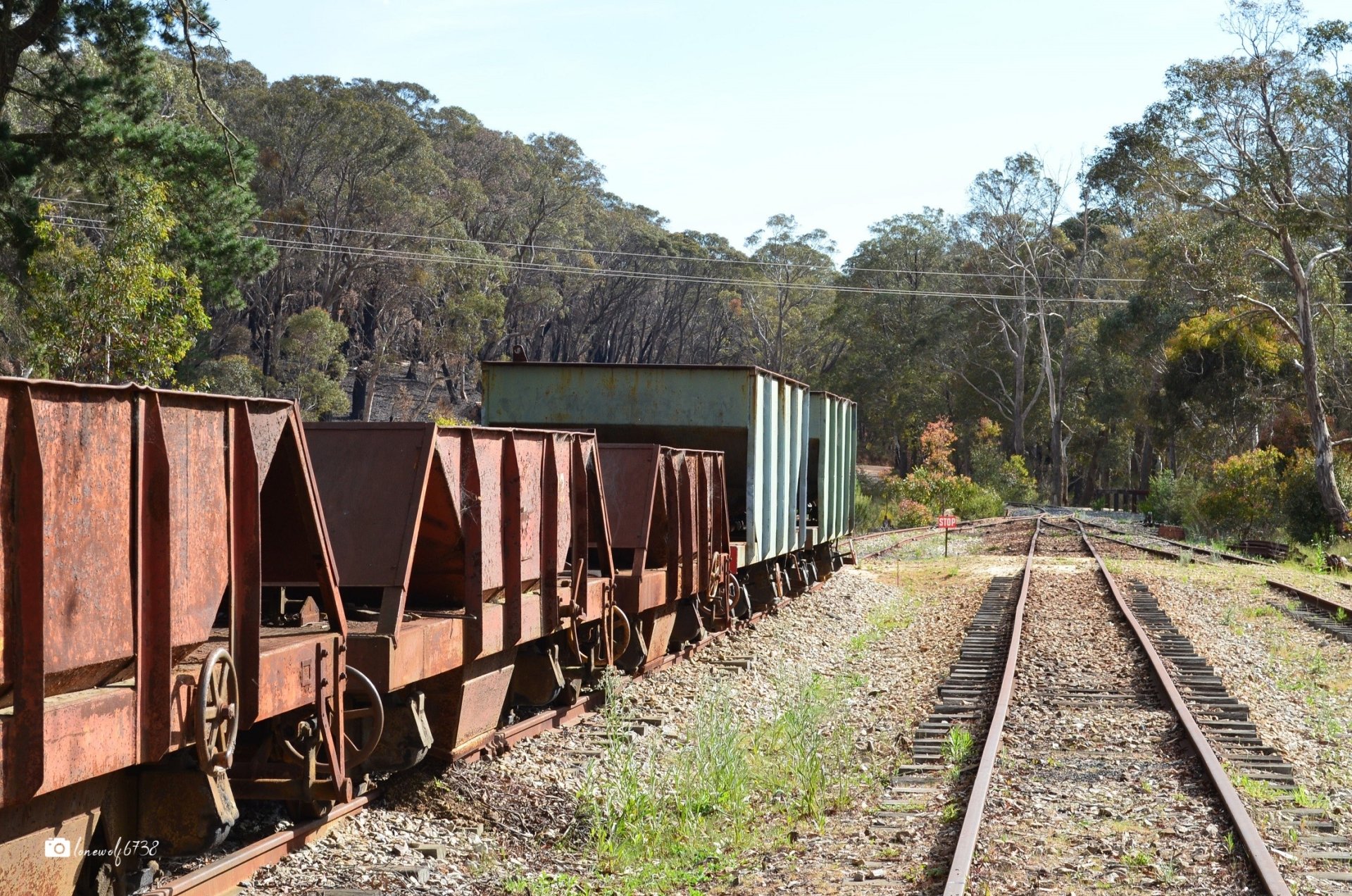  Train Hoppers At Clarence Station Lithgow