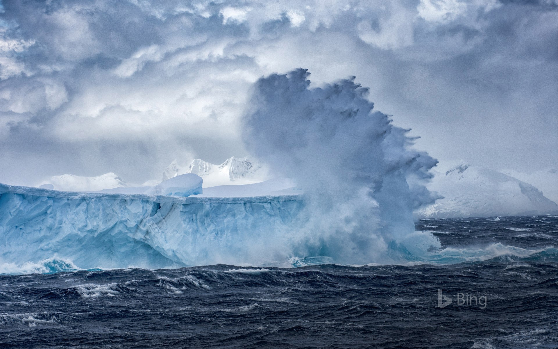 Floating Iceberg in Antarctica