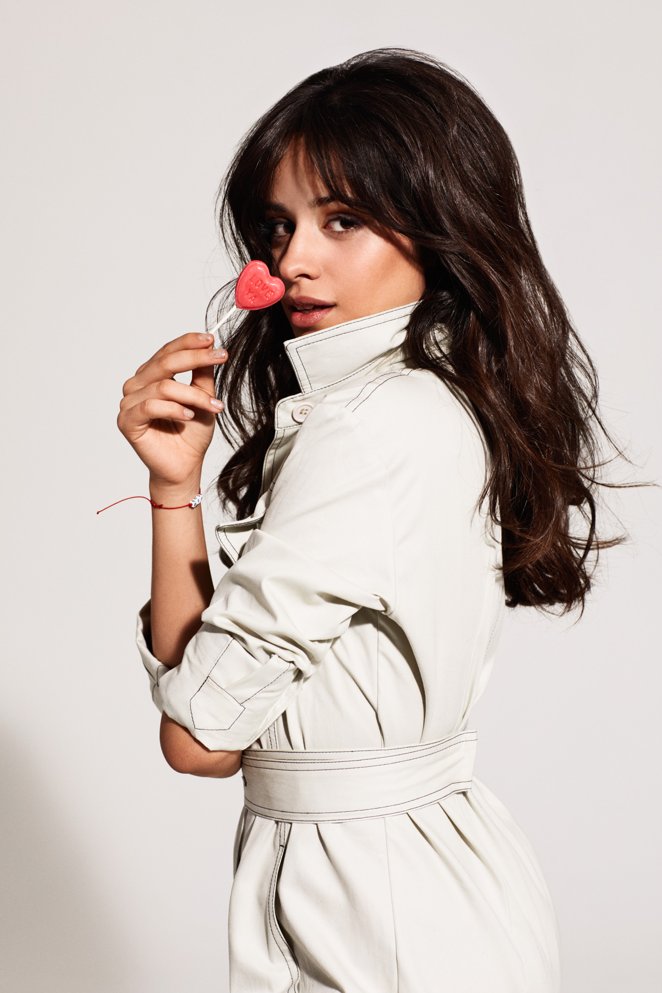 Camila Cabello with a lollipop because reasons