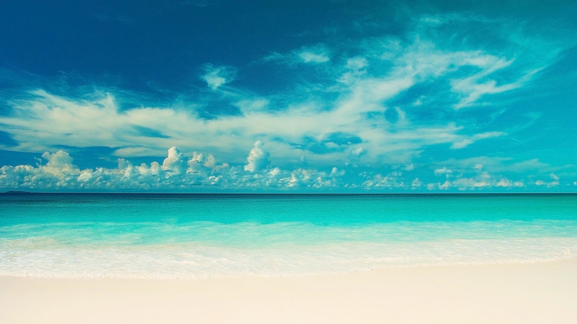 Blue Sky over Turquoise Sea - Image Abyss