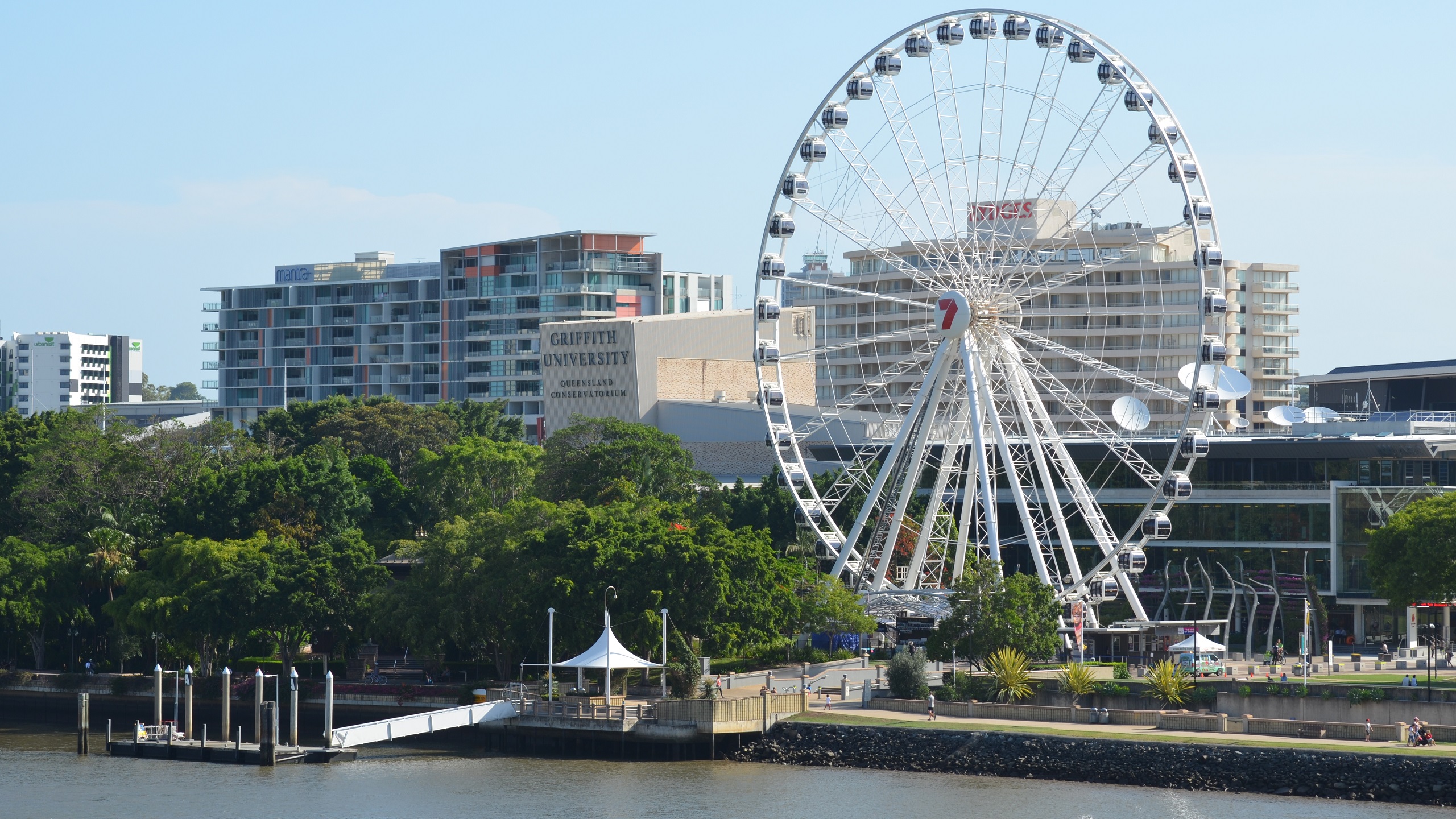 The Big Wheel In South Bank Parklands Brisbane,Queensland by lonewolf6738
