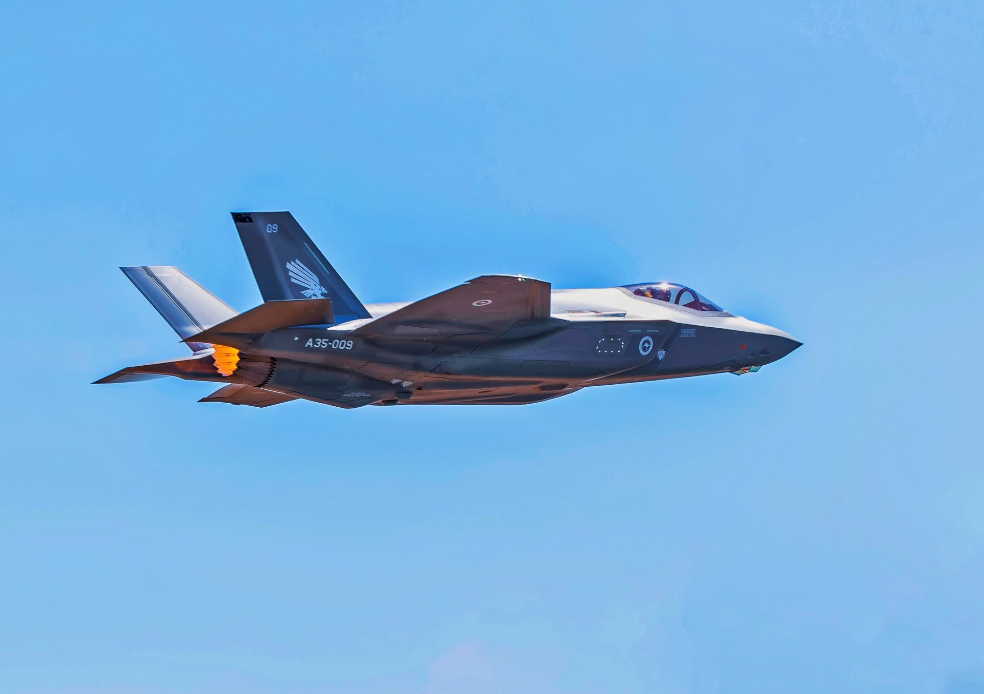  Lockheed Martin F-35A Joint Strike Fighter in flight