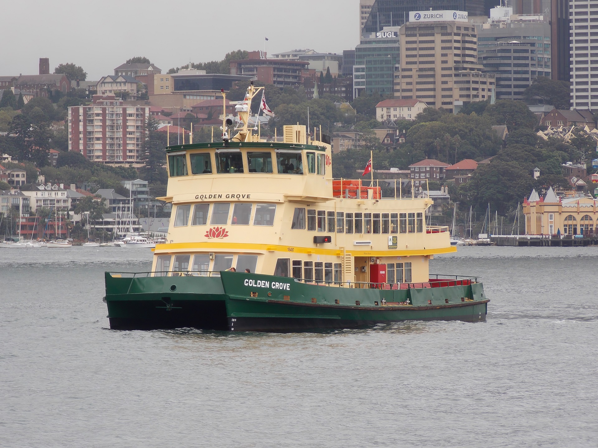 Golden Grove Ferry On Sydney Harbour Australia By Lonewolf6738 Image