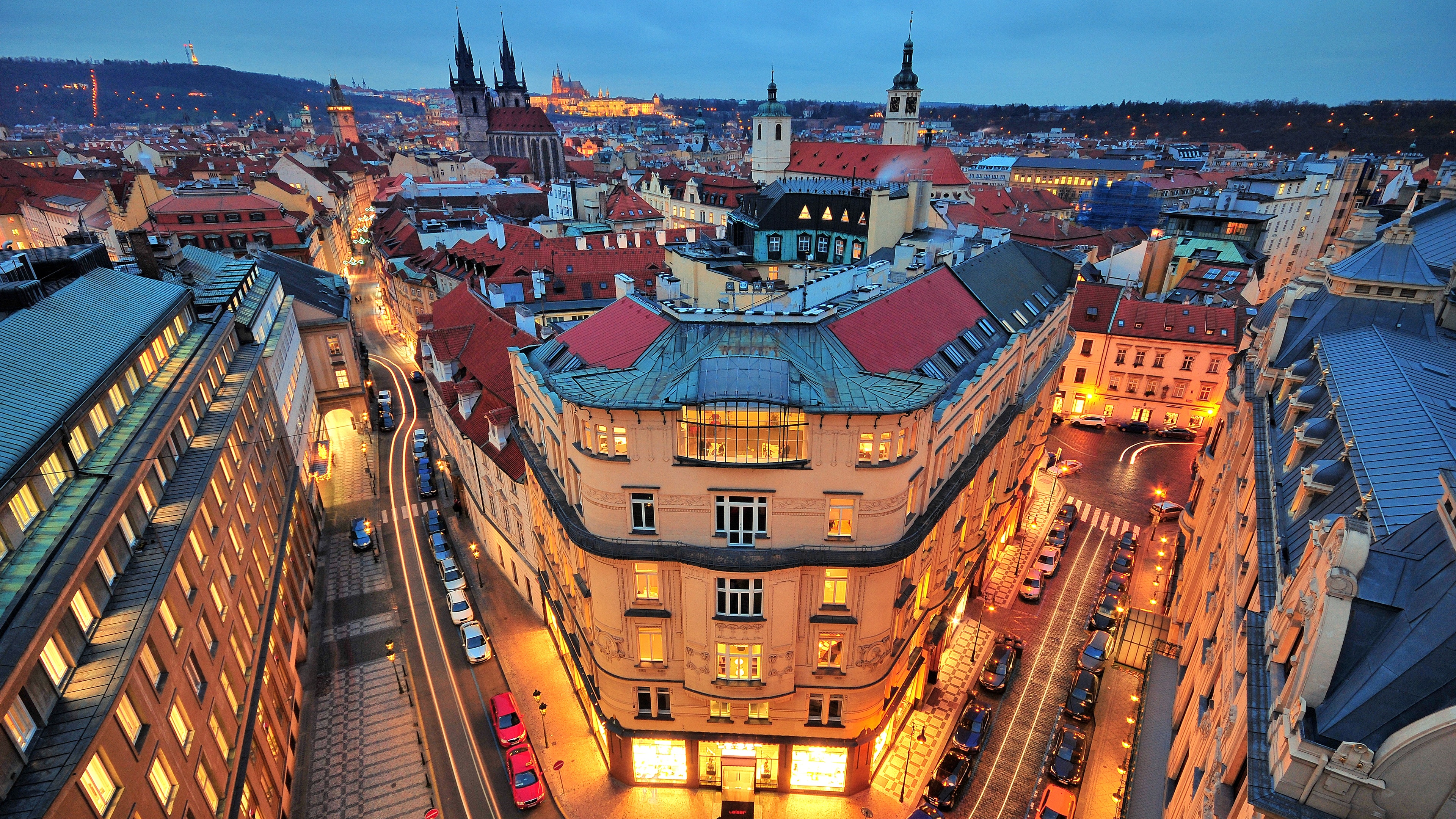 Nighttime in Prague