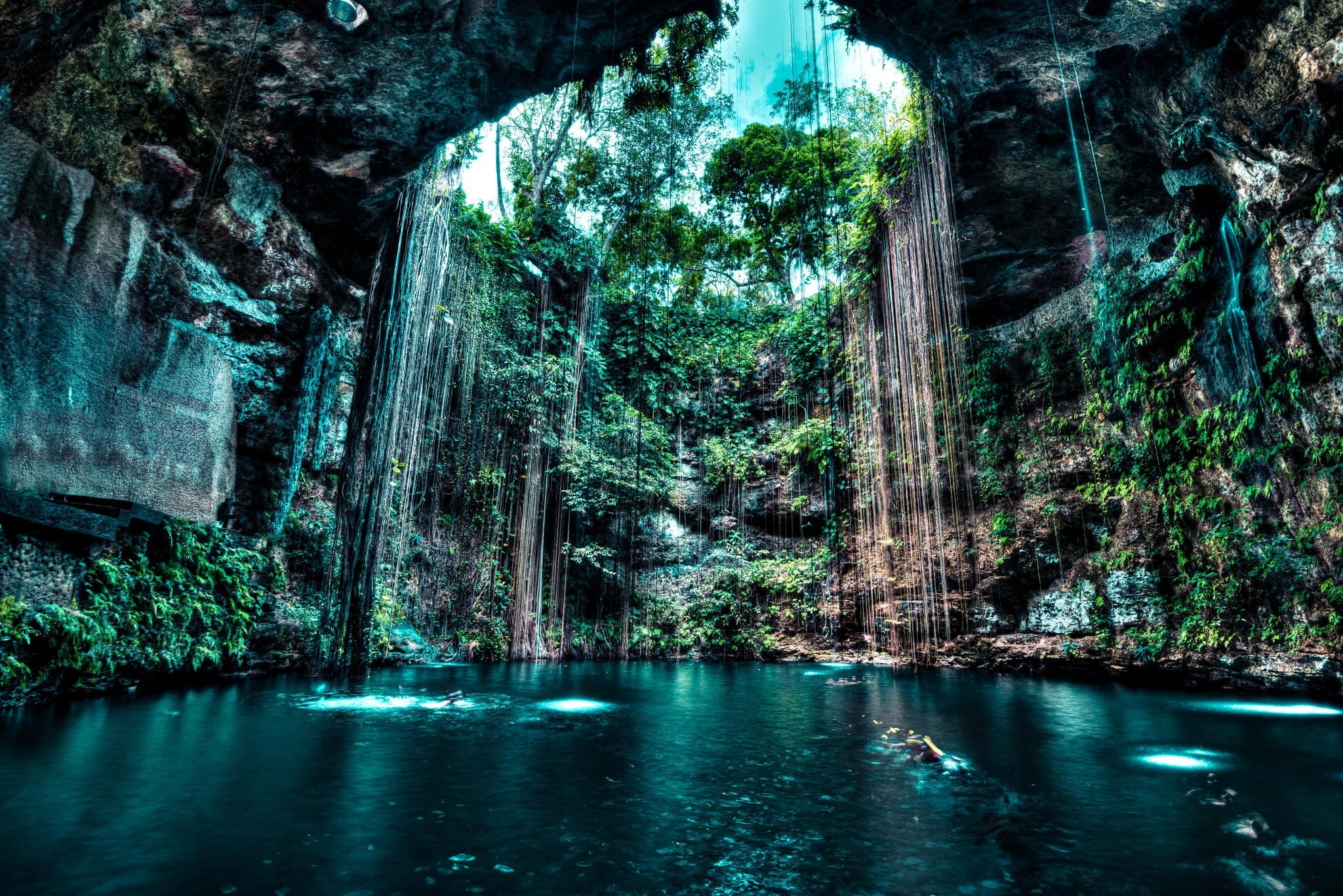 Forest Cave in Mexico
