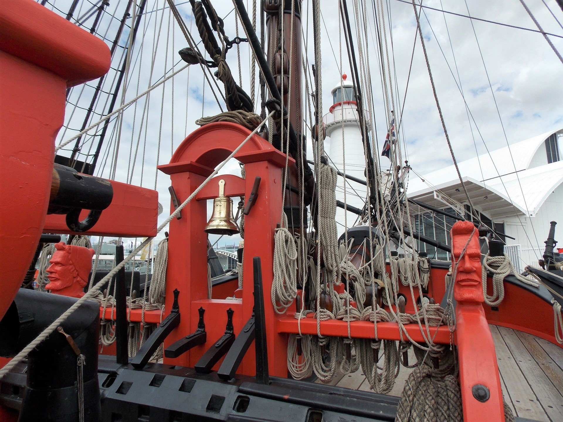  Ship's Bell, HM Bark Endeavour Replica, Australian National Maritime Museum, Sydney