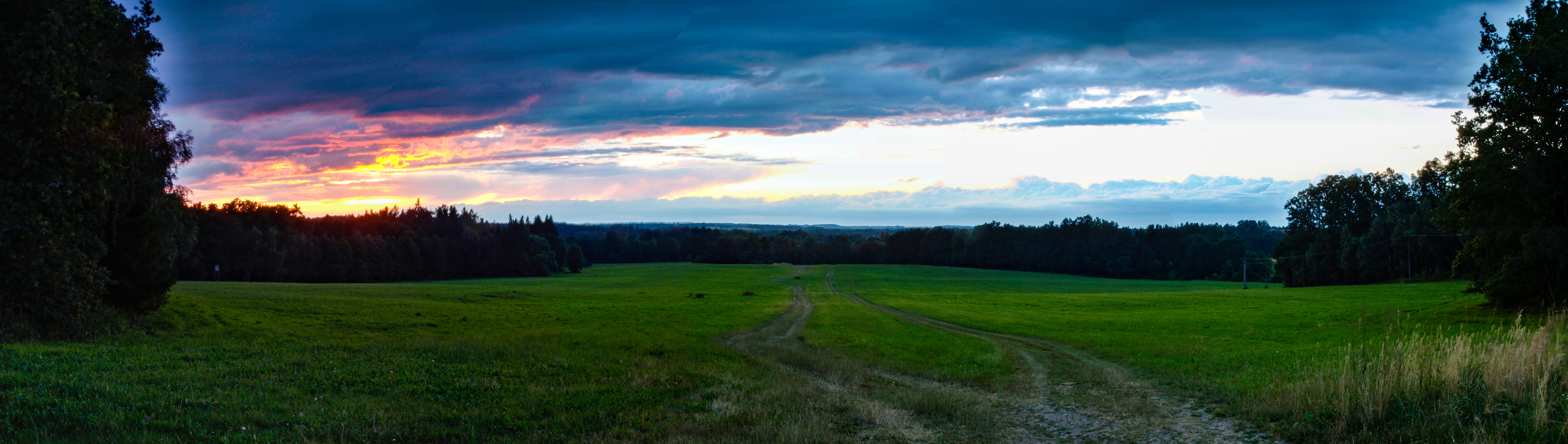 Sunset HDR panorama by AdamJanecek