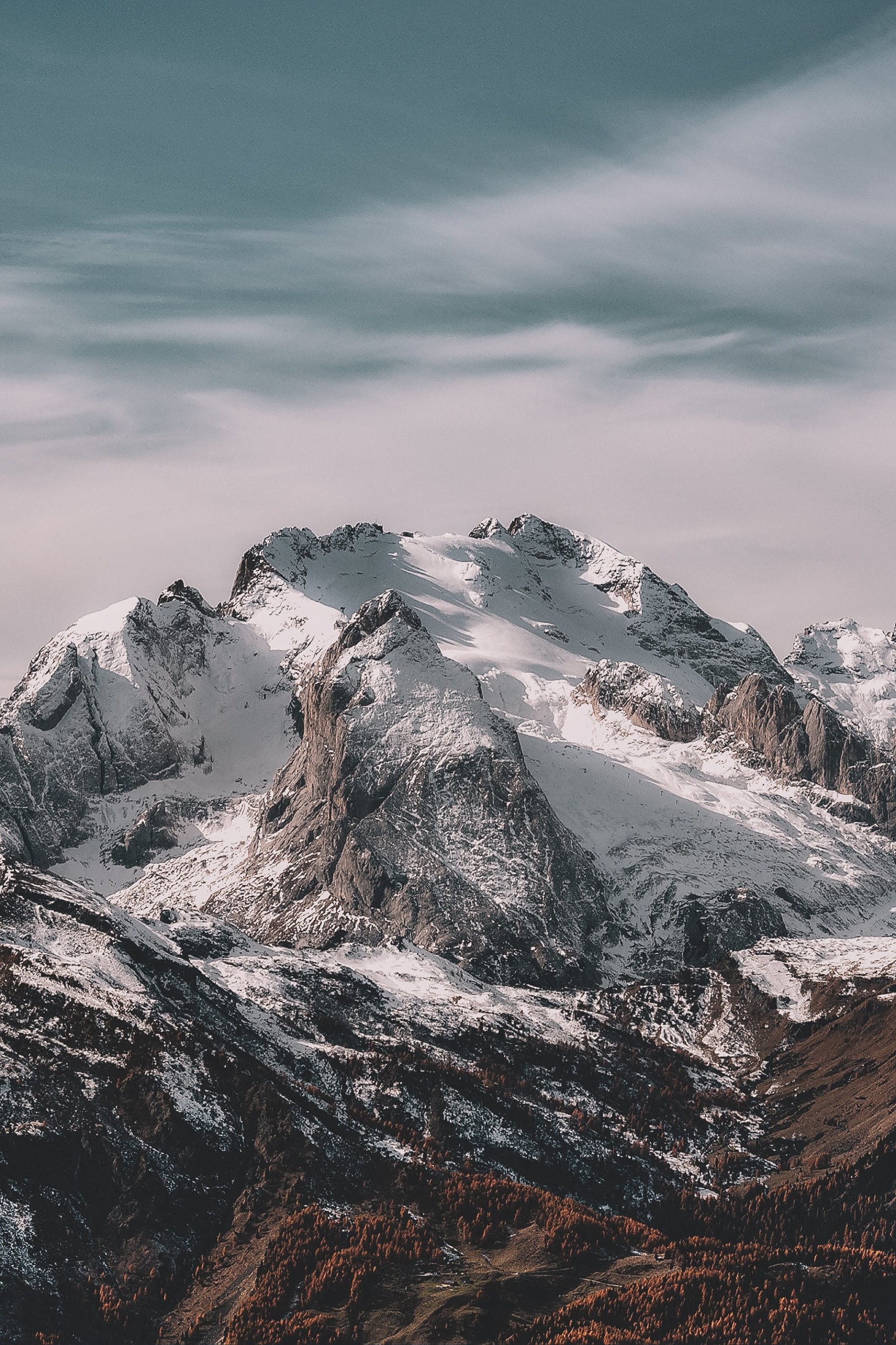  Snowy mountain by Eberhard Grossgasteiger