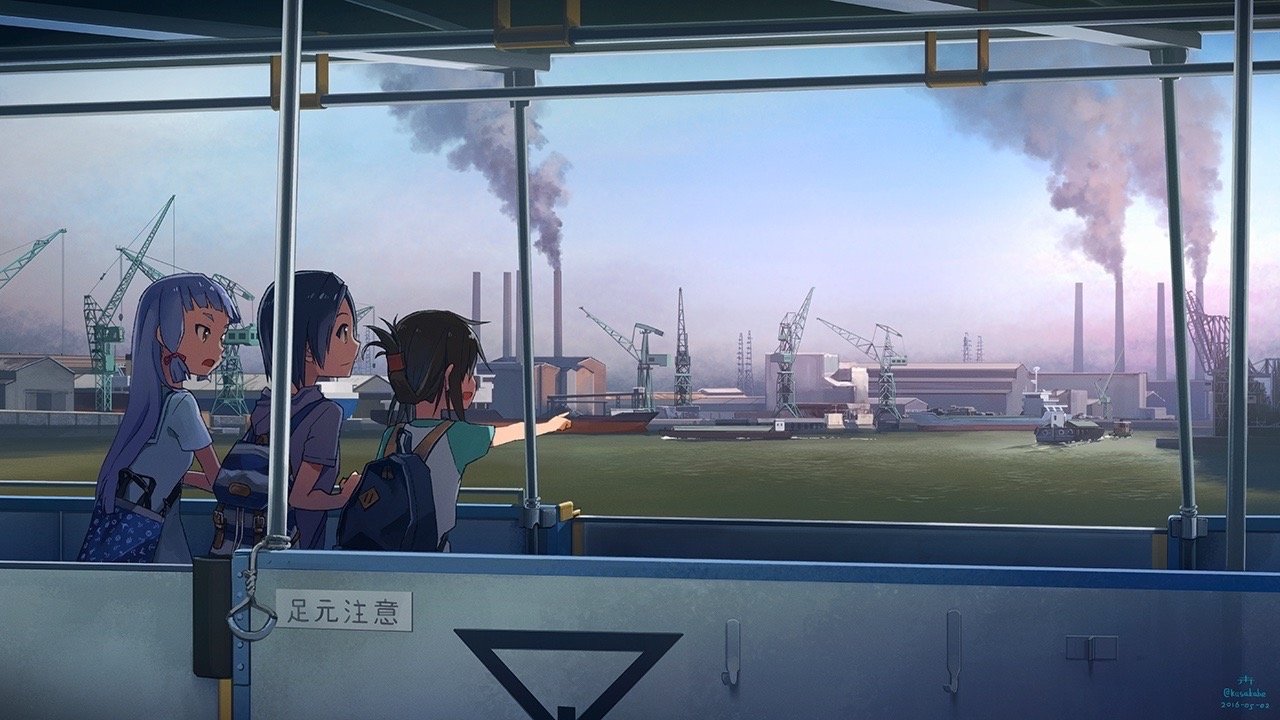 Murakumo (Kancolle) Kuroshio (Kancolle) Inazuma (Kancolle) factory Osaka Anime Kantai Collection Image