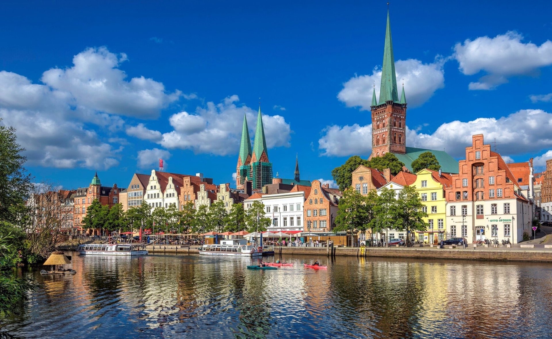 Lübeck man made town Image