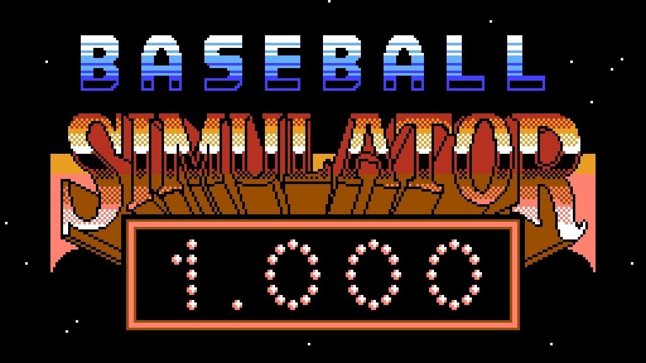 video game Baseball Simulator 1.000 Image