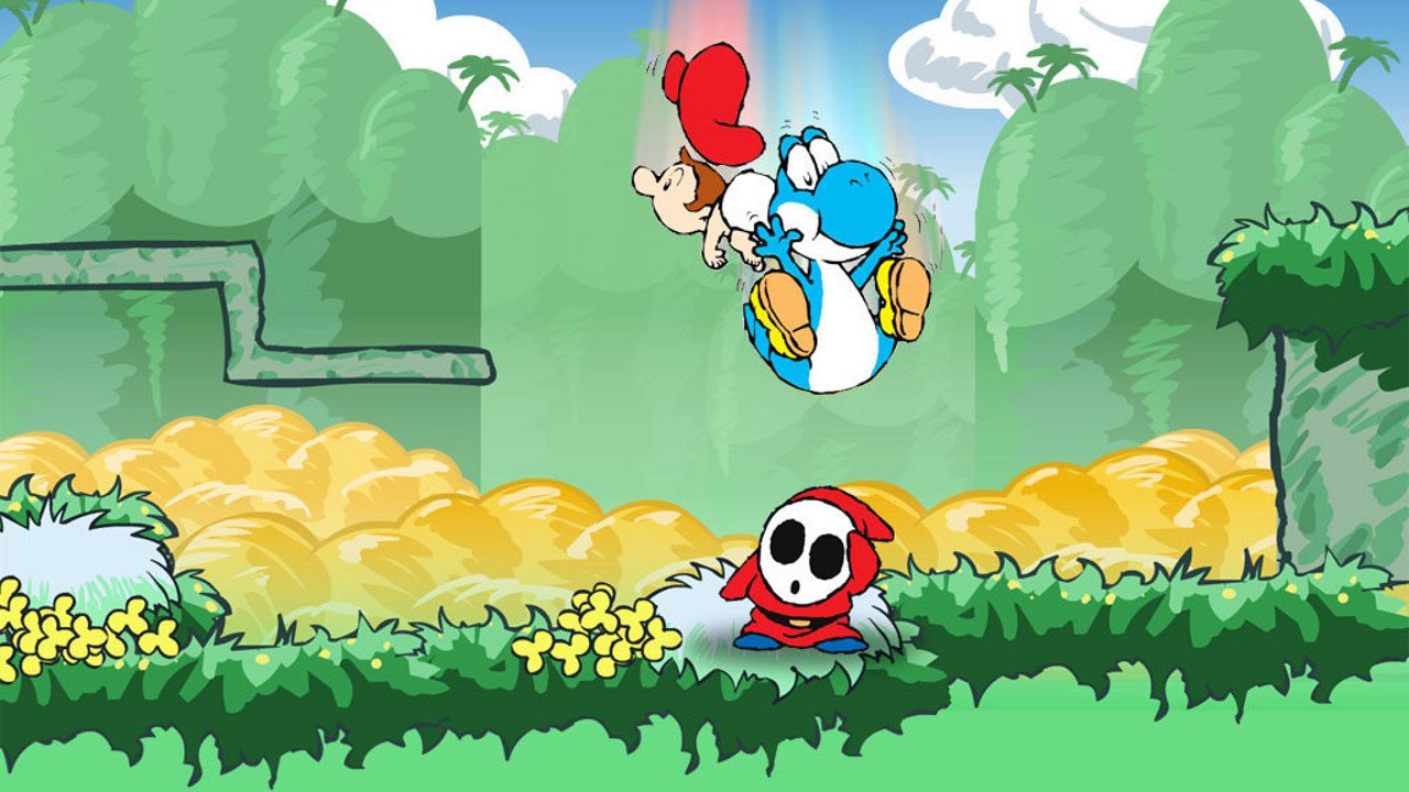 Yoshi Shy Guy video game Super Mario Advance 3: Yoshi's Island Image