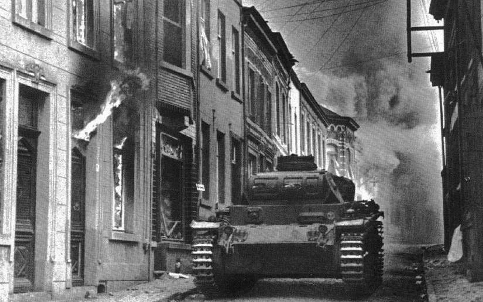 Panzer II Patrolling the Streets
