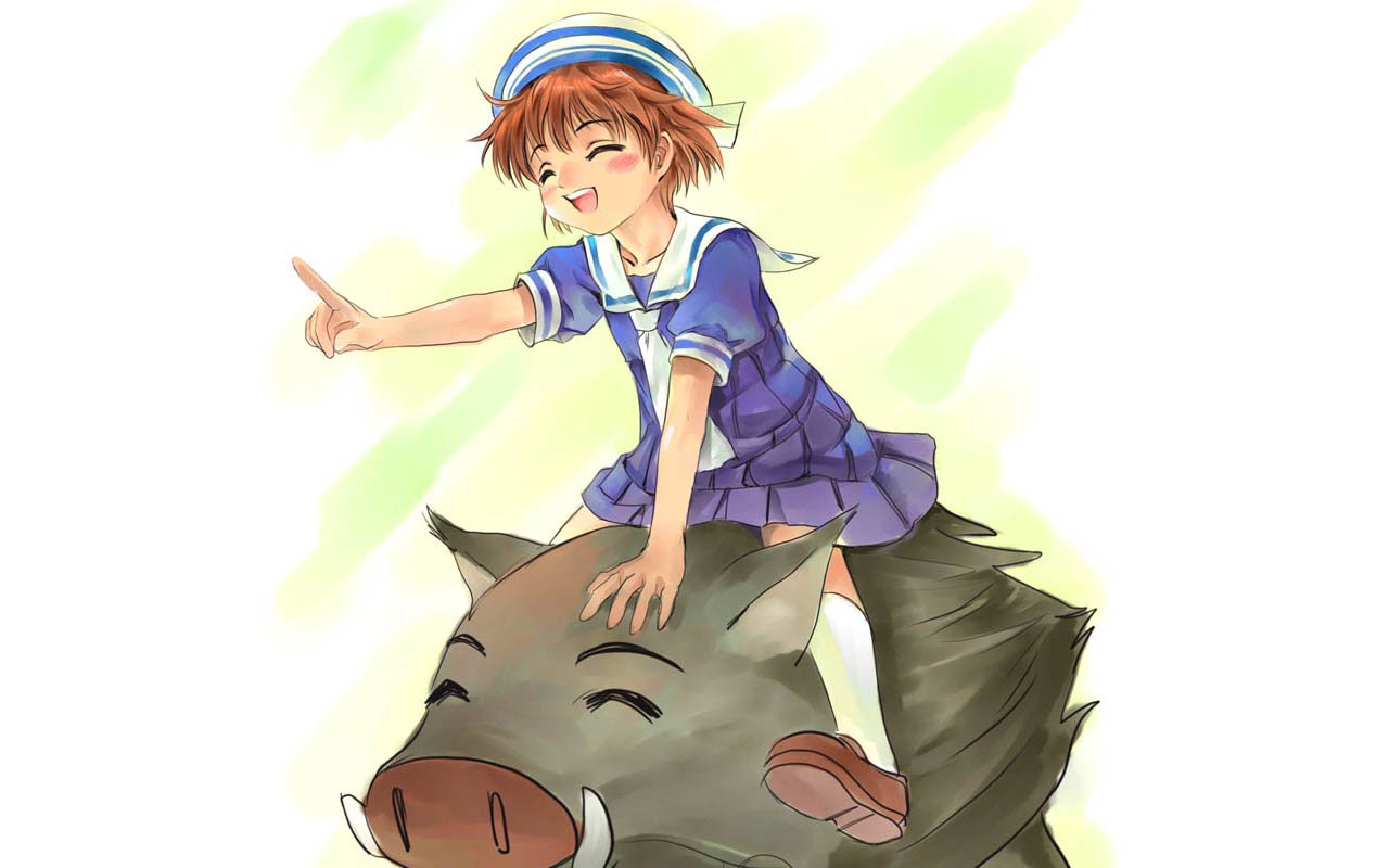 Botan (Clannad) Ushio Okazaki Anime Clannad Image