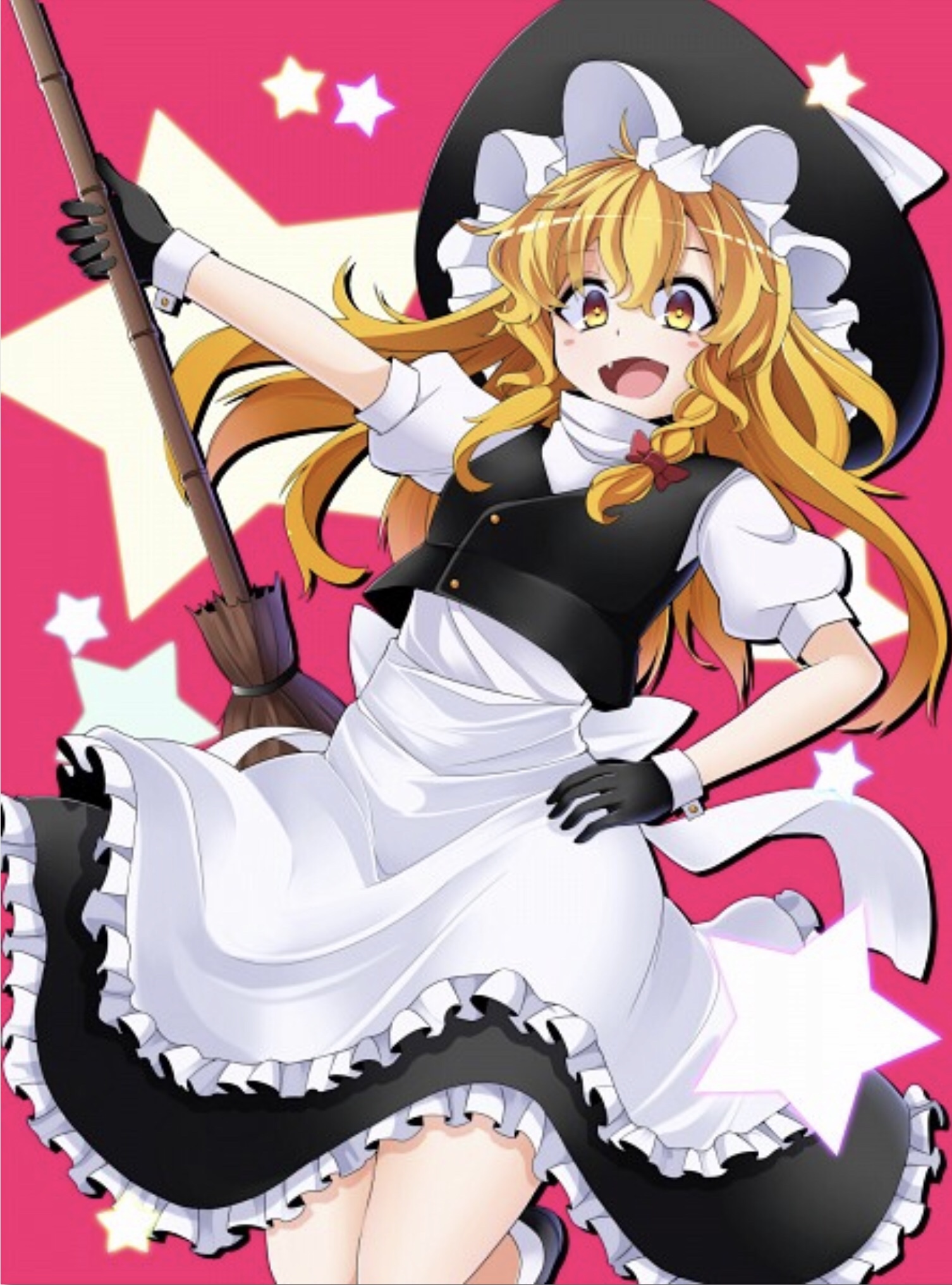 Marisa s thrill take care of yourself. Touhou Marisa. Marisa kirisame Stars.