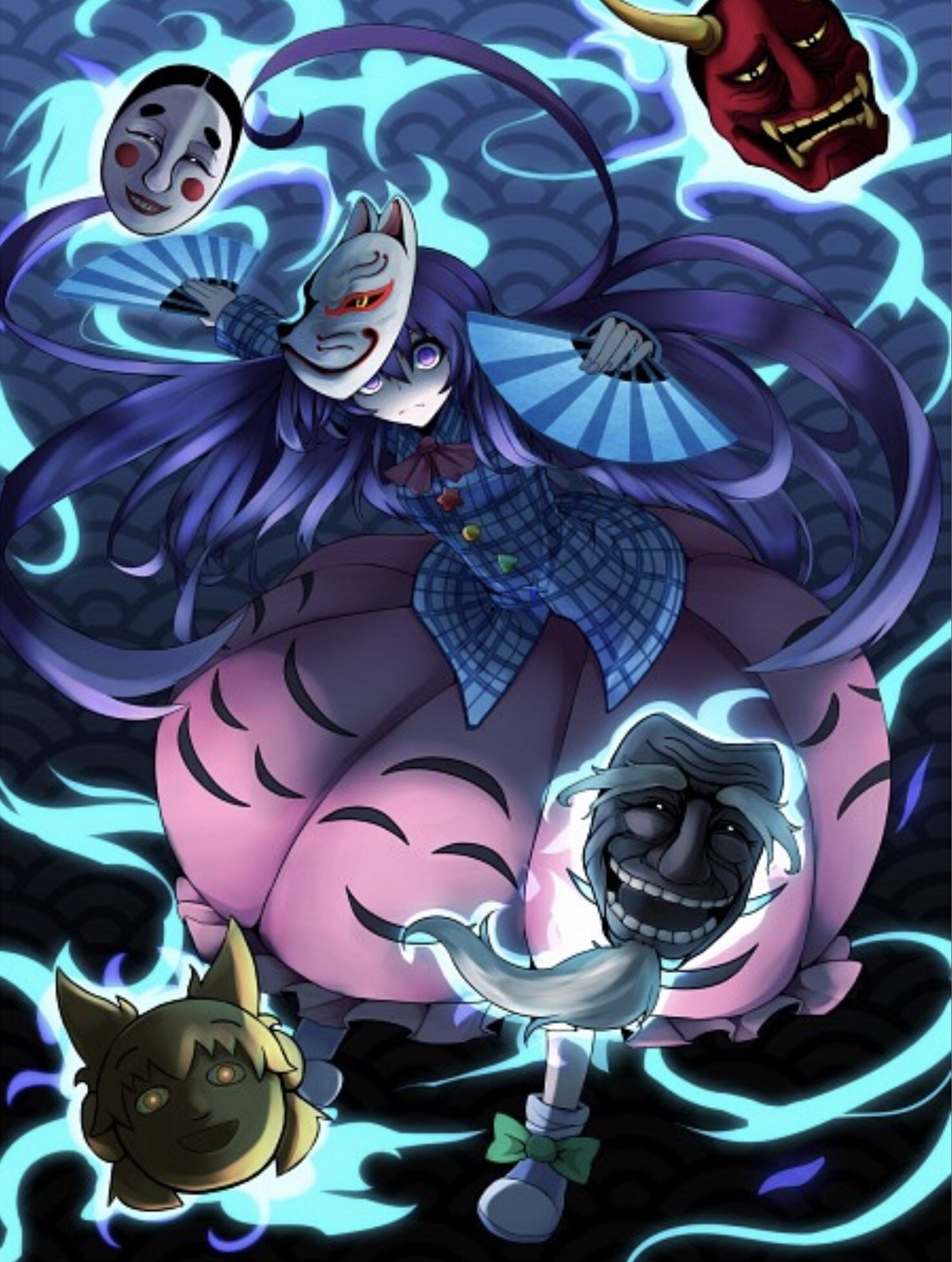 Hata no Kokoro Anime Touhou Image