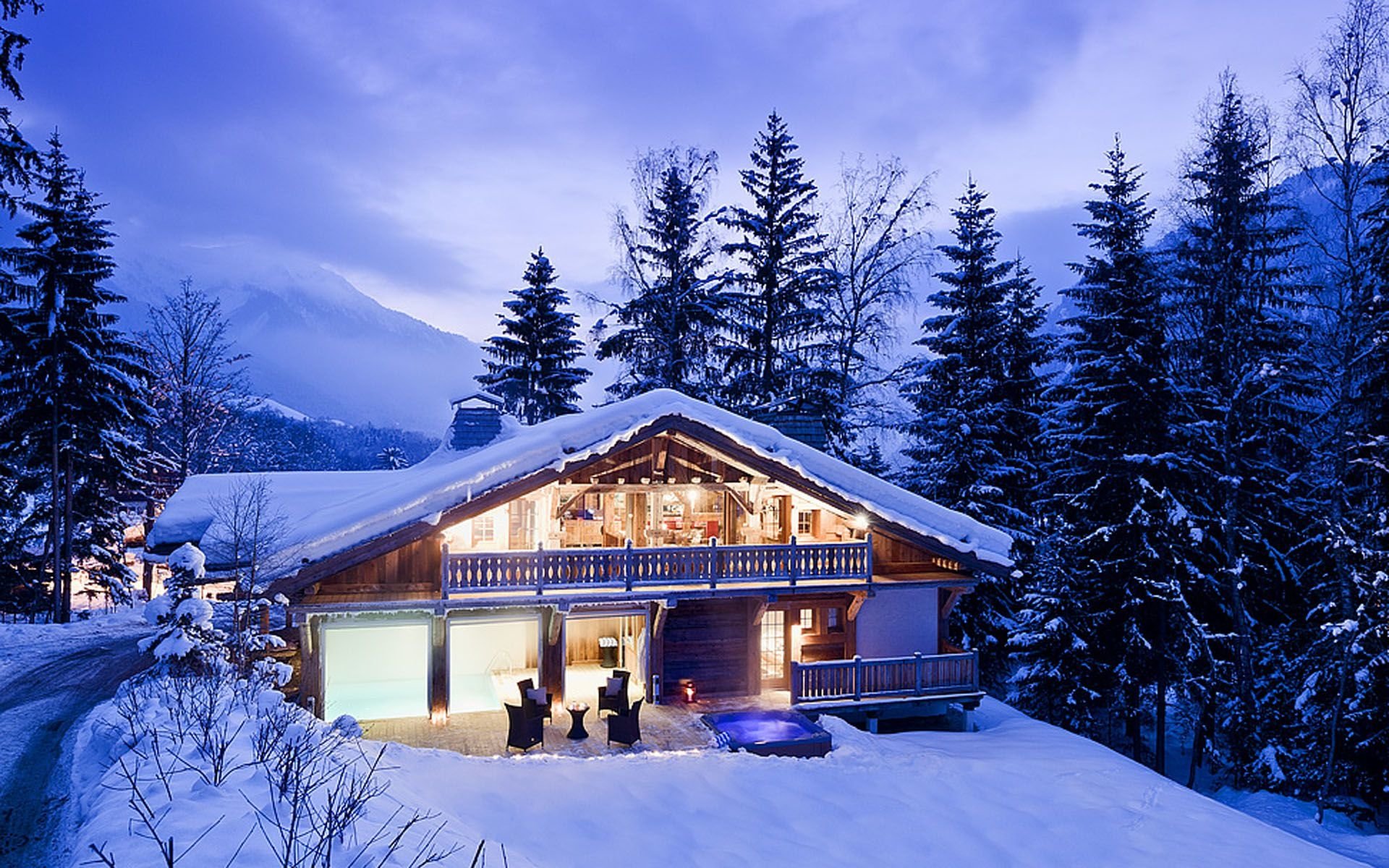 Winter Chalet Image - ID: 319475 - Image Abyss