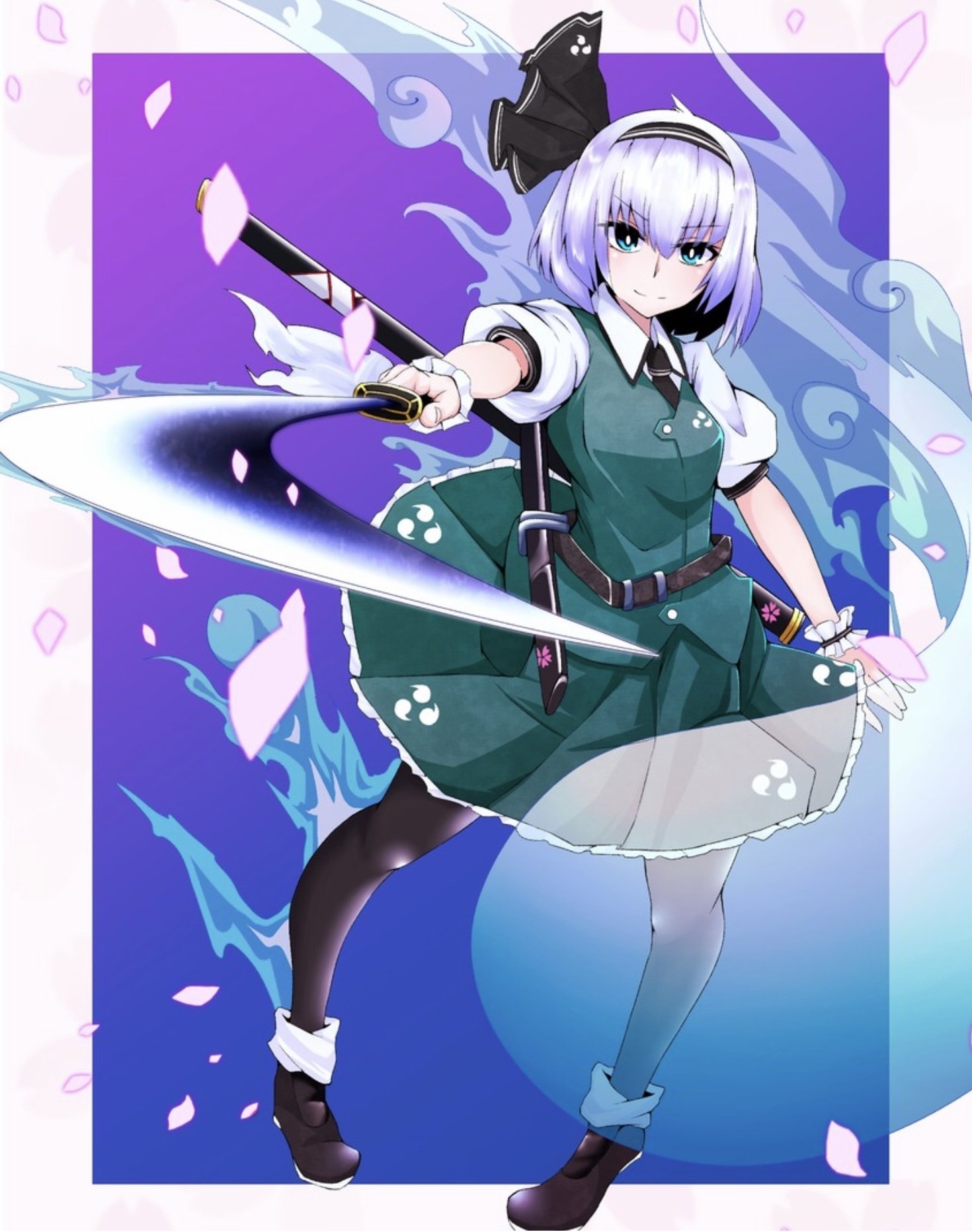 Youmu Konpaku Anime Touhou Image