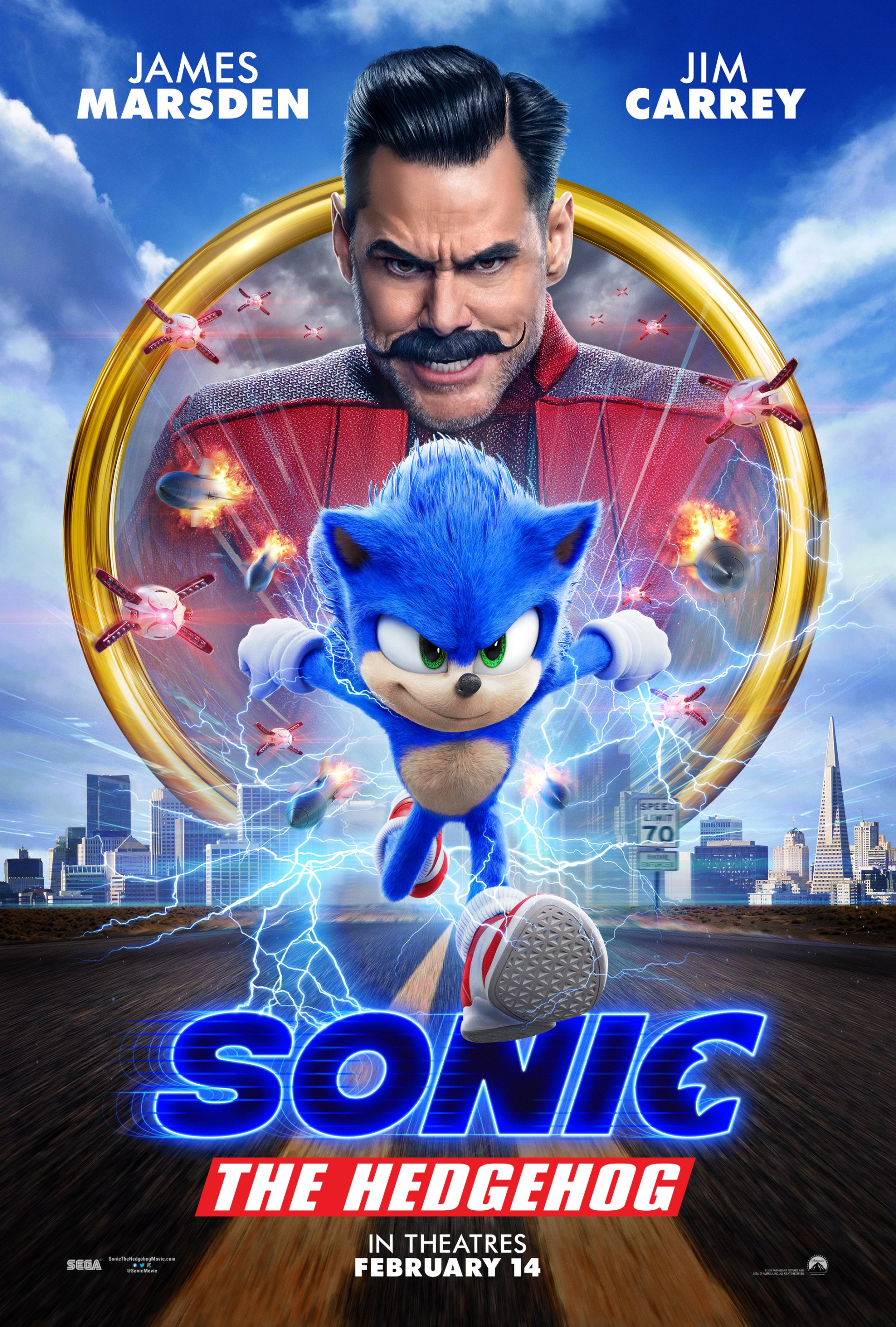 poster Jim Carrey Doctor Robotnik movie Sonic the Hedgehog Image