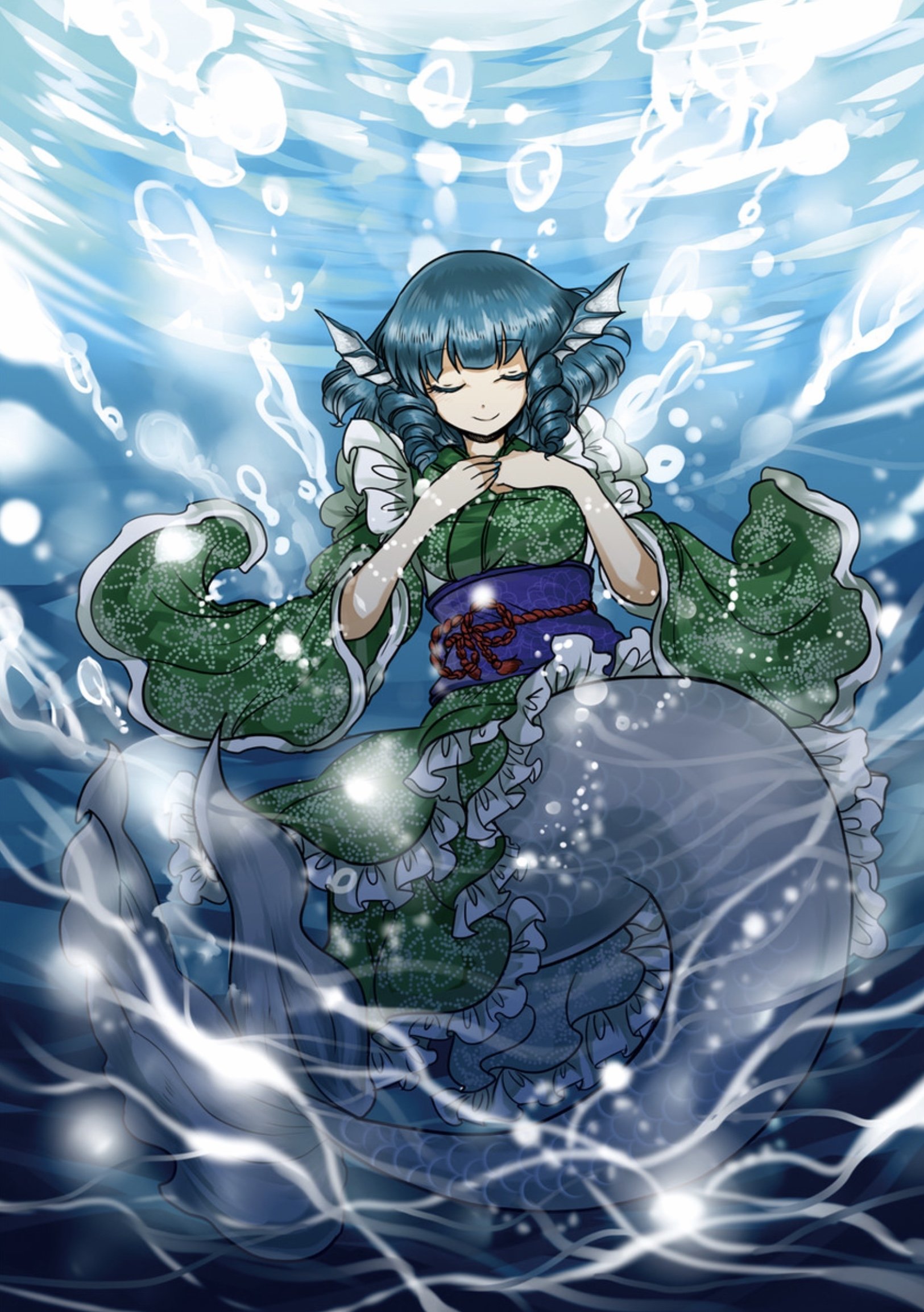 Wakasagihime (Touhou) Anime Touhou Image