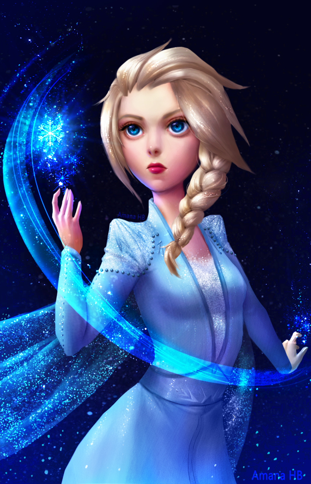 Elsa Frozen 2 by Amana_HB