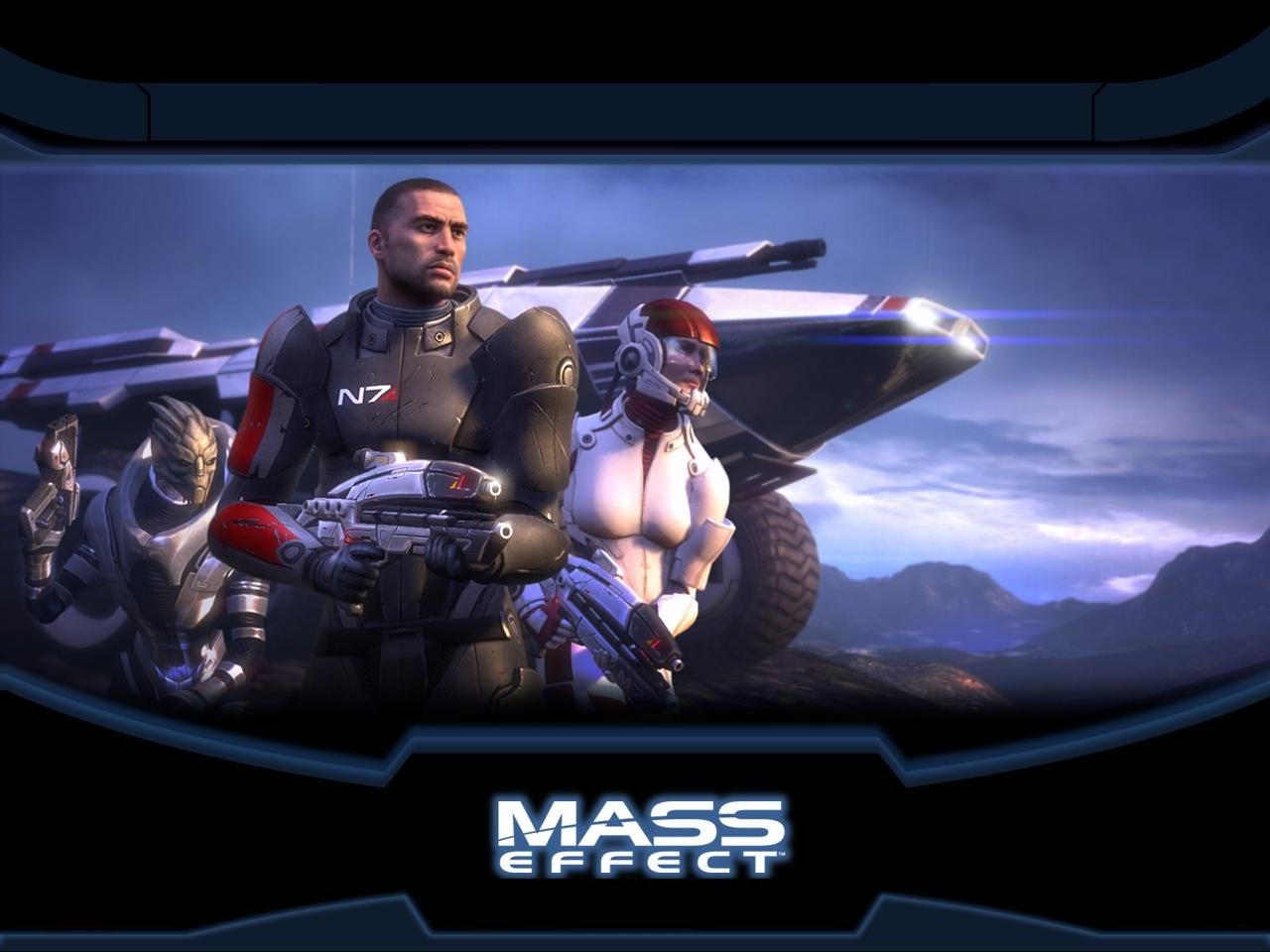 Garrus Vakarian Ashley Williams Commander Shepard video game Mass Effect Image