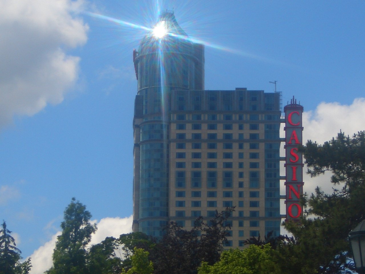 casino sky man made building Image