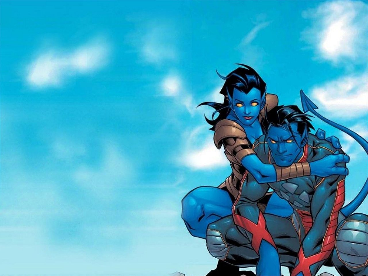 Nightcrawler — X‑Men Comic: Blue Shadow Acrobat, image size:1280x960