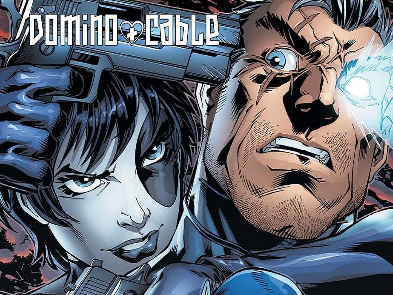 Domino (Marvel Comics) Cable (Marvel Comics) Comic domino & cable Image