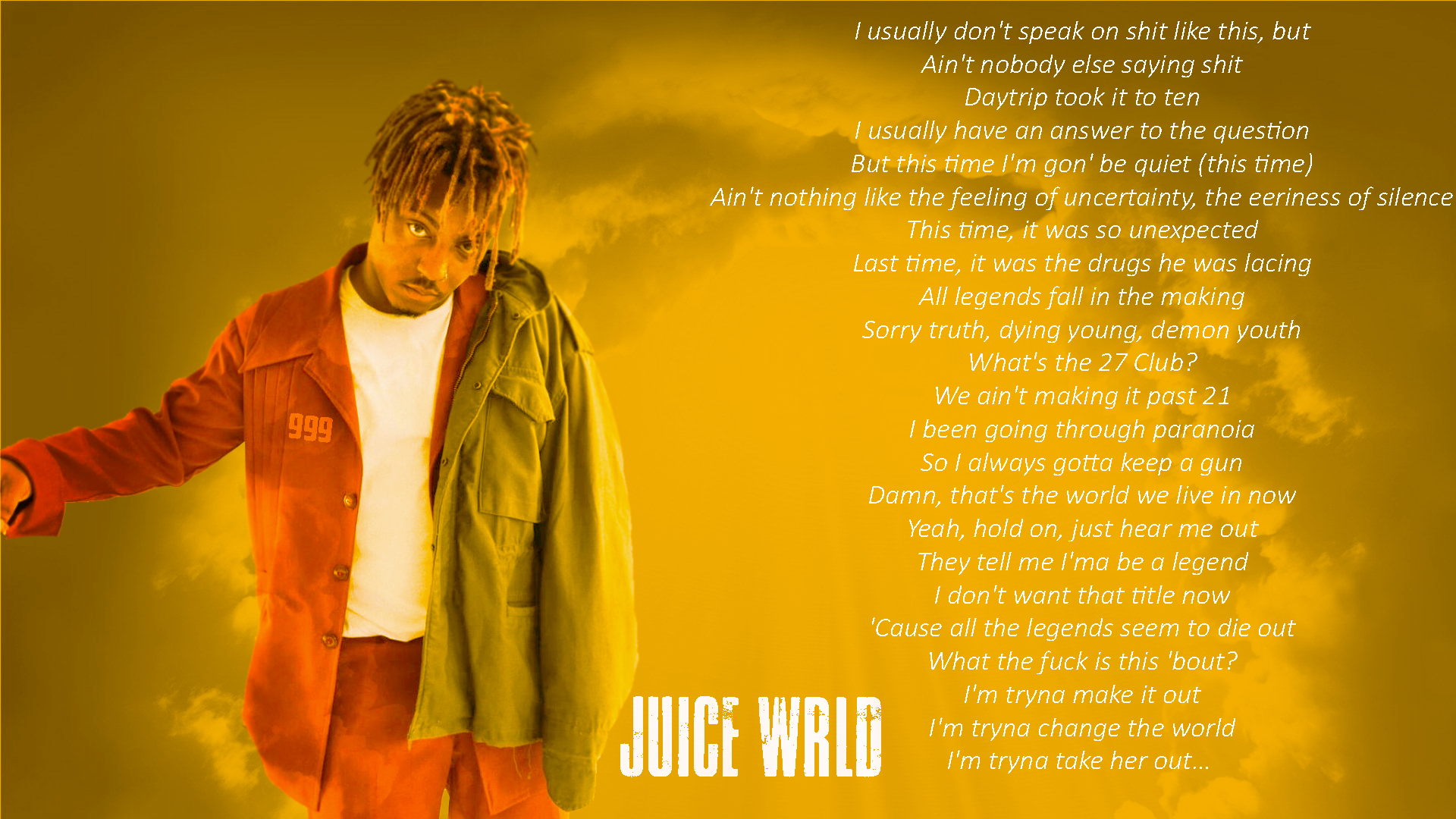  Juice Wrld Orange