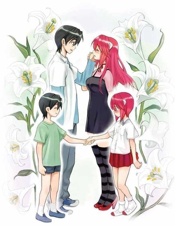 Kouta (Elfen Lied) Lucy (Elfen Lied) Anime Elfen Lied Image