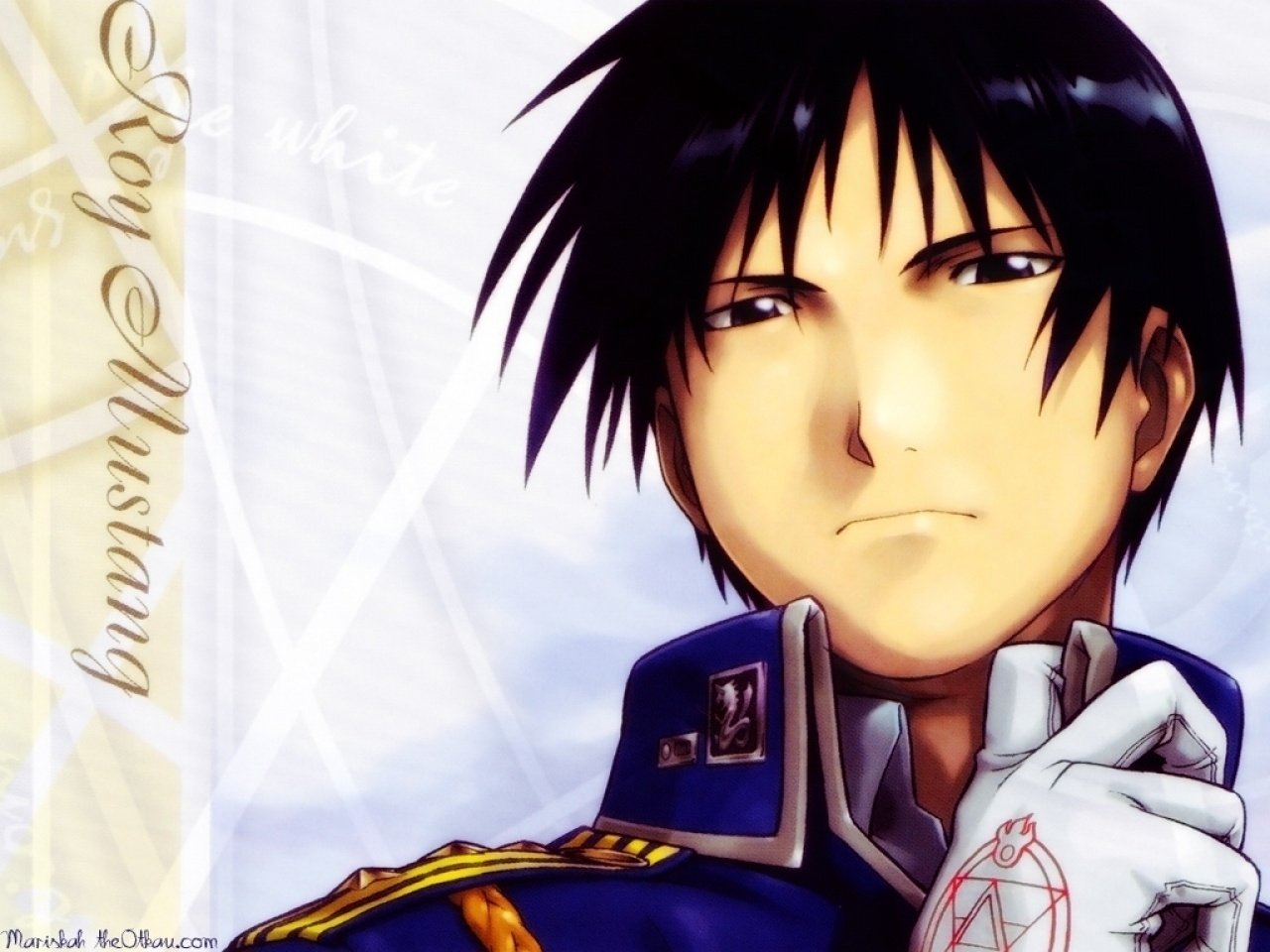 Roy Mustang Anime Fullmetal Alchemist Image