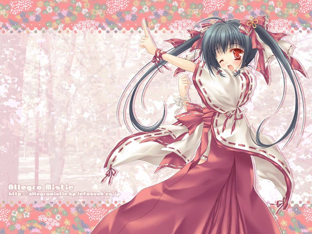 Anime shrine maiden Image
