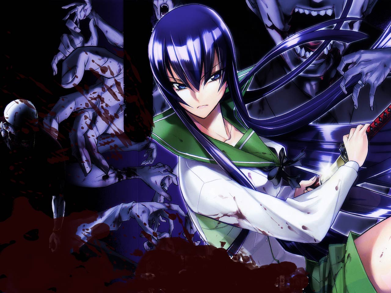 Anime picture highschool of the dead 2809x1912 121073 de