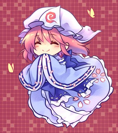 Yuyuko Saigyouji Anime Touhou Image